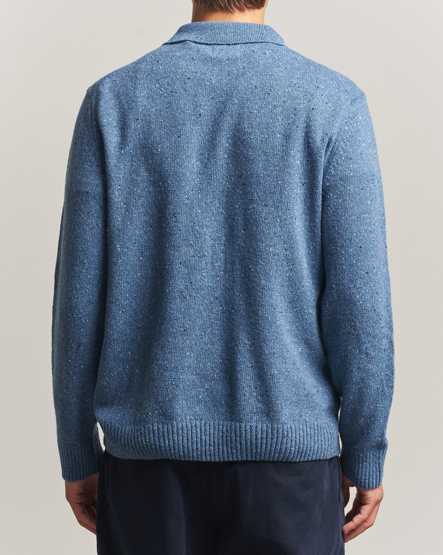 Heren | Truien | Gant | Neps Wool Polo Blue Horizon