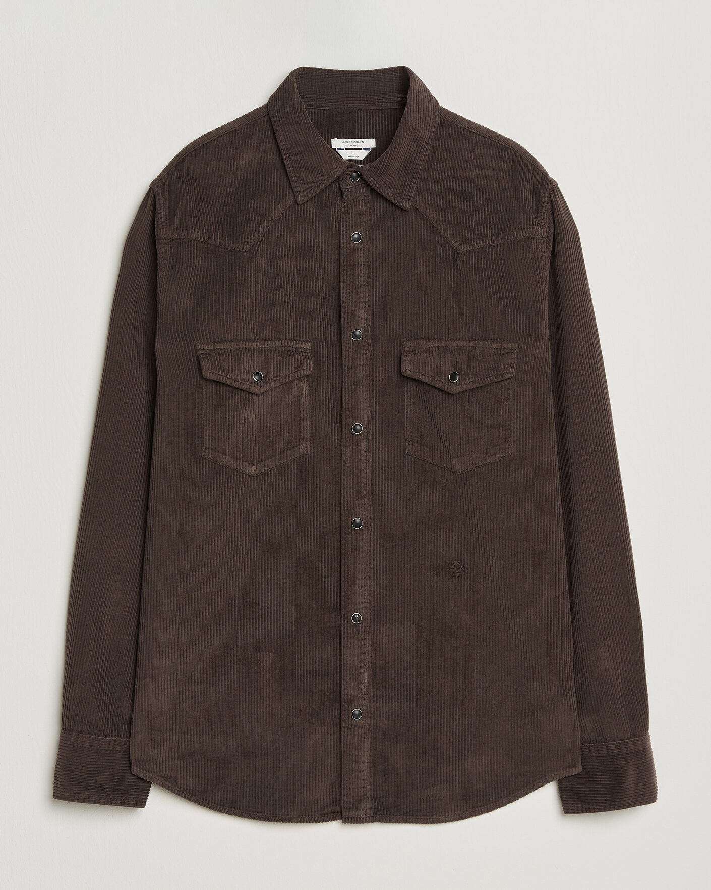 Heren | Overhemden | Jacob Cohën | Cord Pocket Overshirt Brown