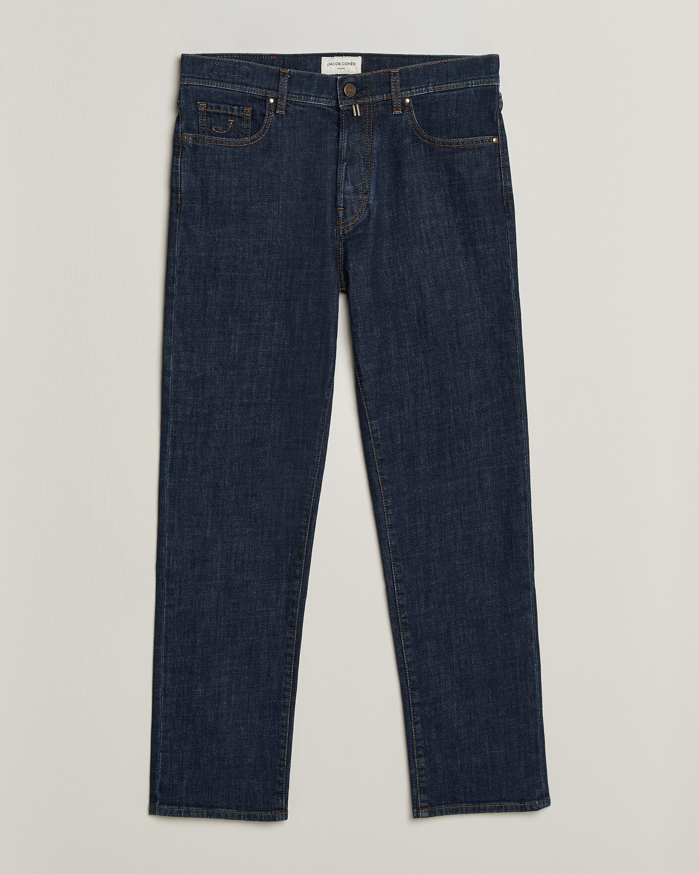 Heren | Jeans | Jacob Cohën | Edos Regular Straight Fit Jeans Dark Blue