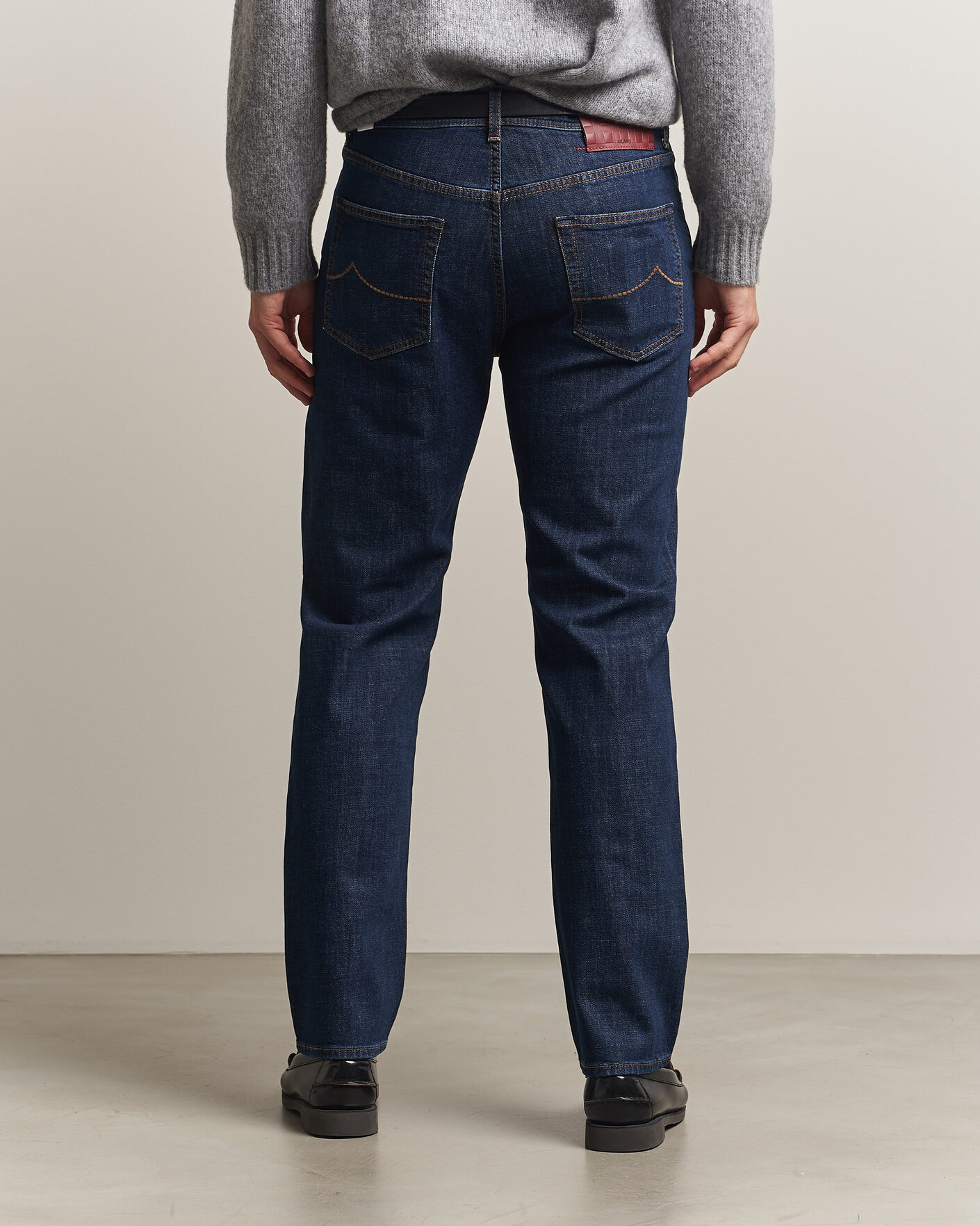 Heren | Jeans | Jacob Cohën | Edos Regular Straight Fit Jeans Dark Blue