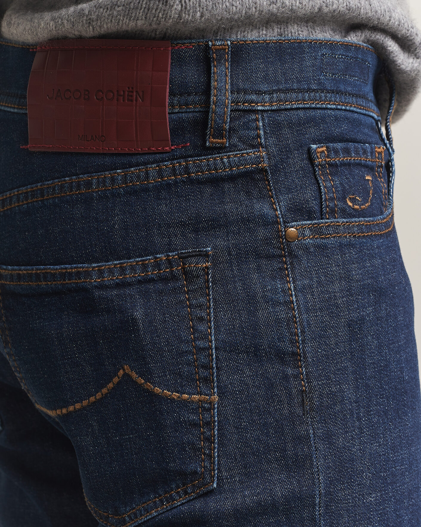 Heren | Jeans | Jacob Cohën | Edos Regular Straight Fit Jeans Dark Blue