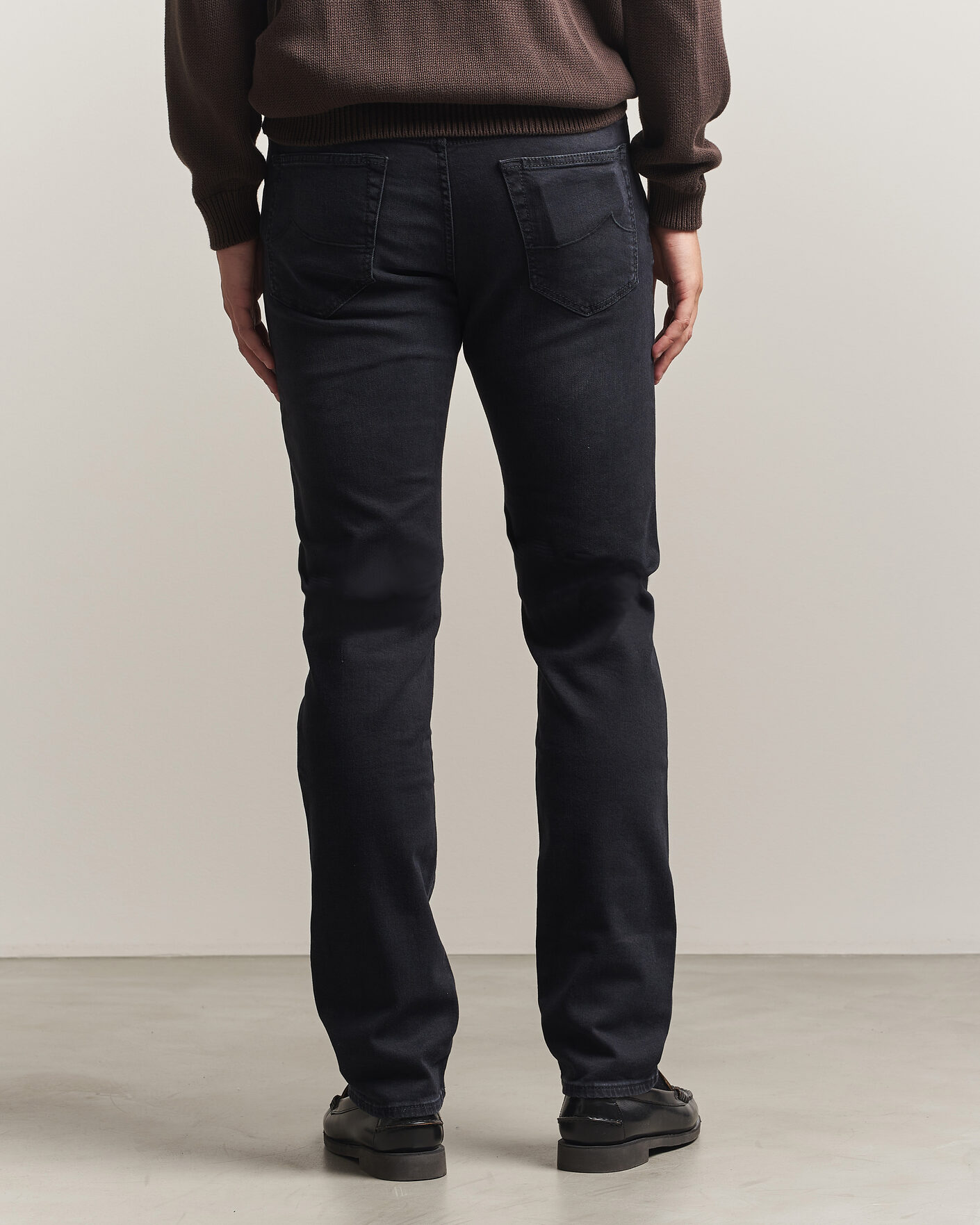 Heren | Jeans | Jacob Cohën | Bard Slim Fit Stretch Jeans Washed Black