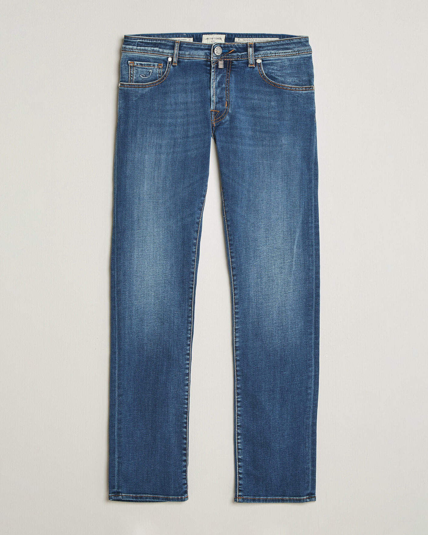 Heren | Jeans | Jacob Cohën | Nick F1 Slim Fit Stretch Jeans Light Blue