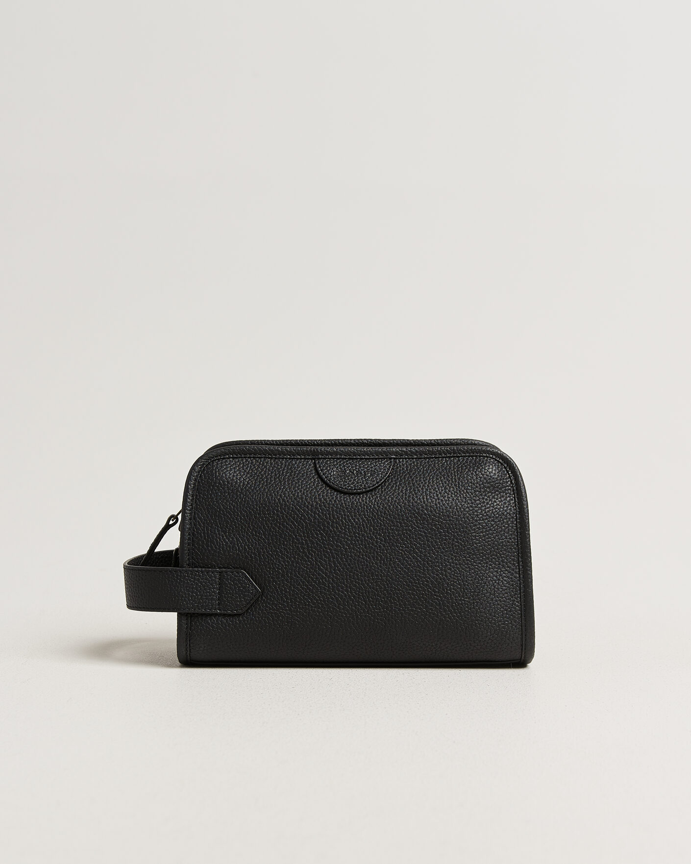 Heren | Tassen | Gant | Grained Leather Wash Bag Black