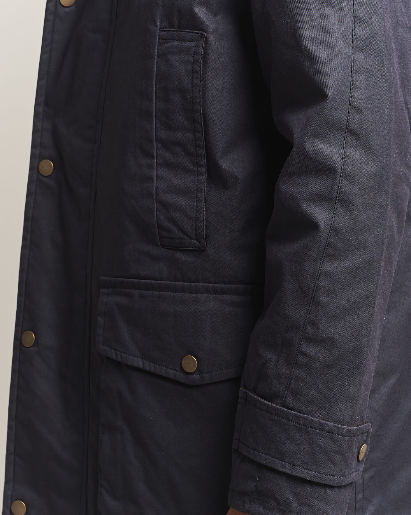 Heren | Jassen | Gant | Waxed Double Decker Jacket Evening Blue