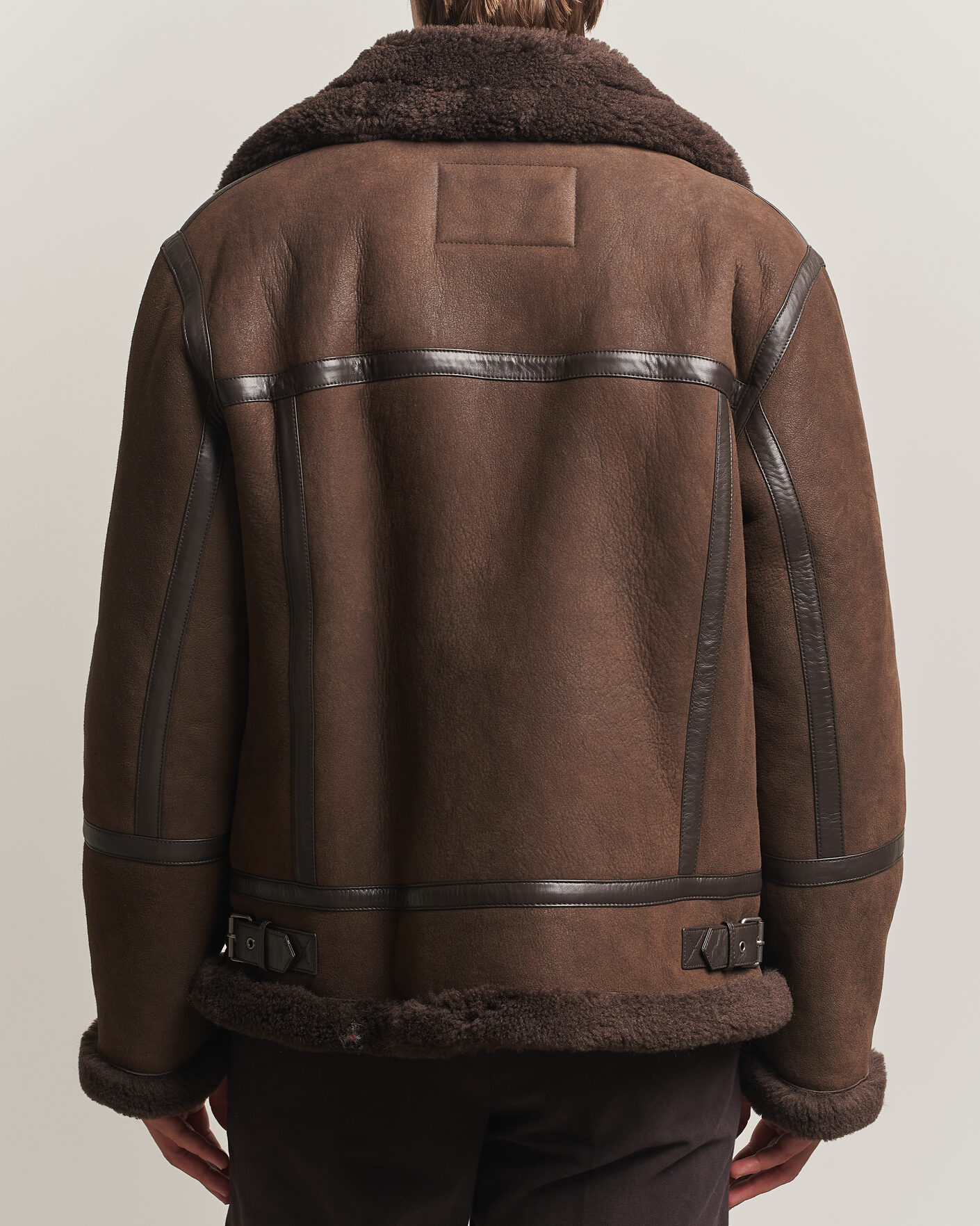 Heren | Jassen | Gant | Classic Shearling Jacket Black Brown