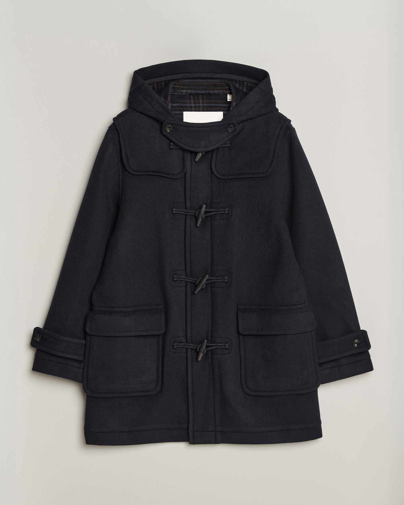 Heren | Jassen | Gant | Classic Wool Duffle Coat Evening Blue