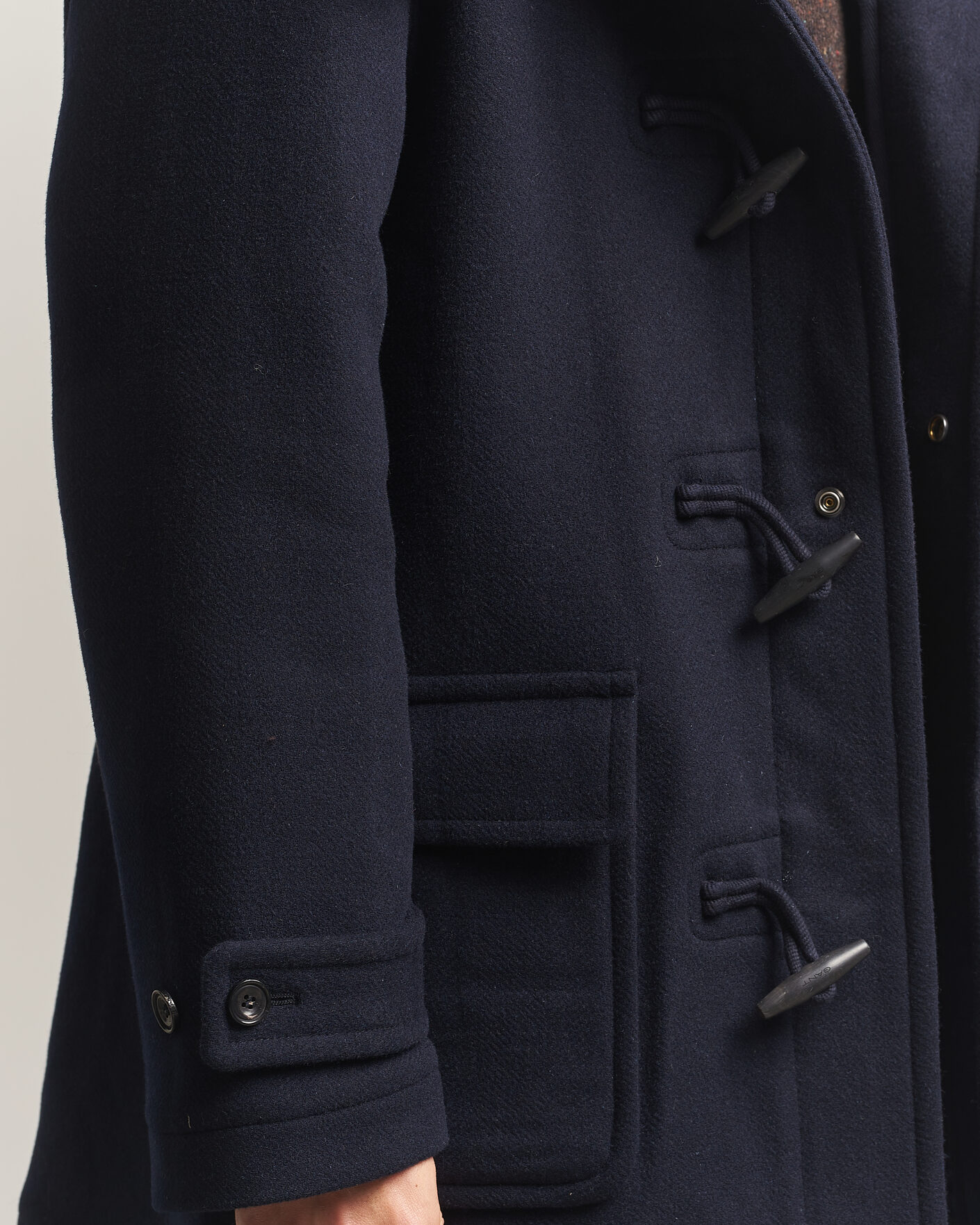 Heren | Jassen | Gant | Classic Wool Duffle Coat Evening Blue