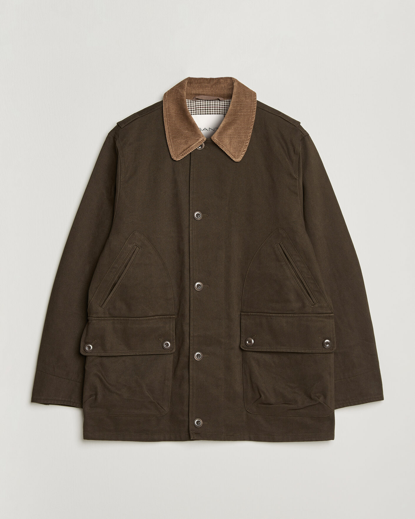 Heren | Jassen | Gant | Moleskin Decker Jacket Dark Moss Green