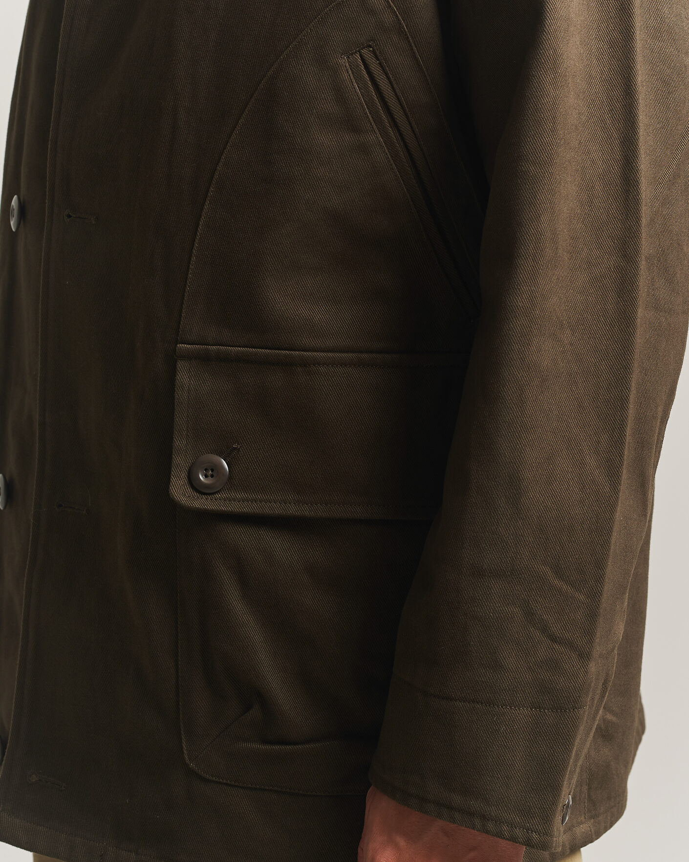 Heren | Jassen | Gant | Moleskin Decker Jacket Dark Moss Green