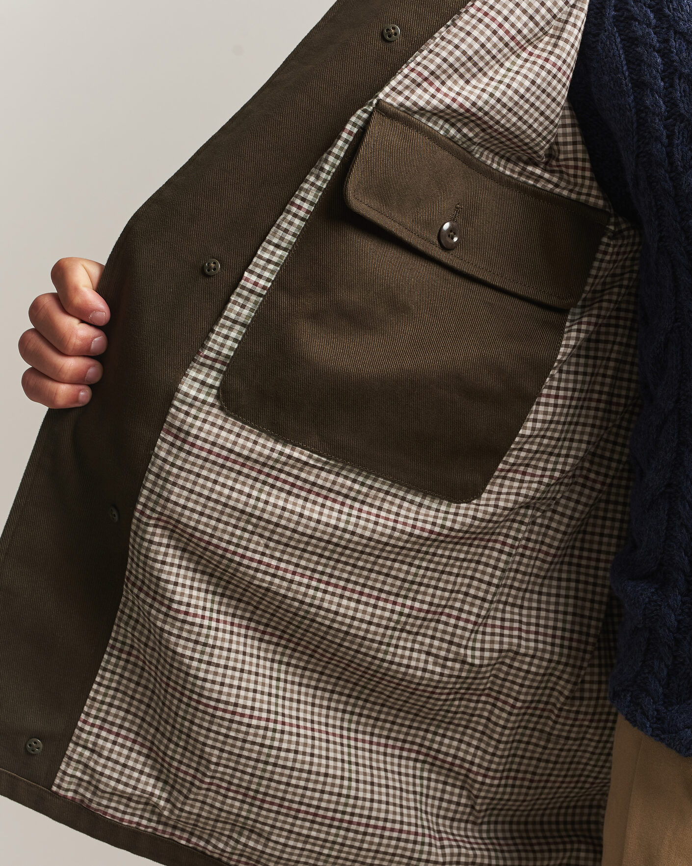 Heren | Jassen | Gant | Moleskin Decker Jacket Dark Moss Green