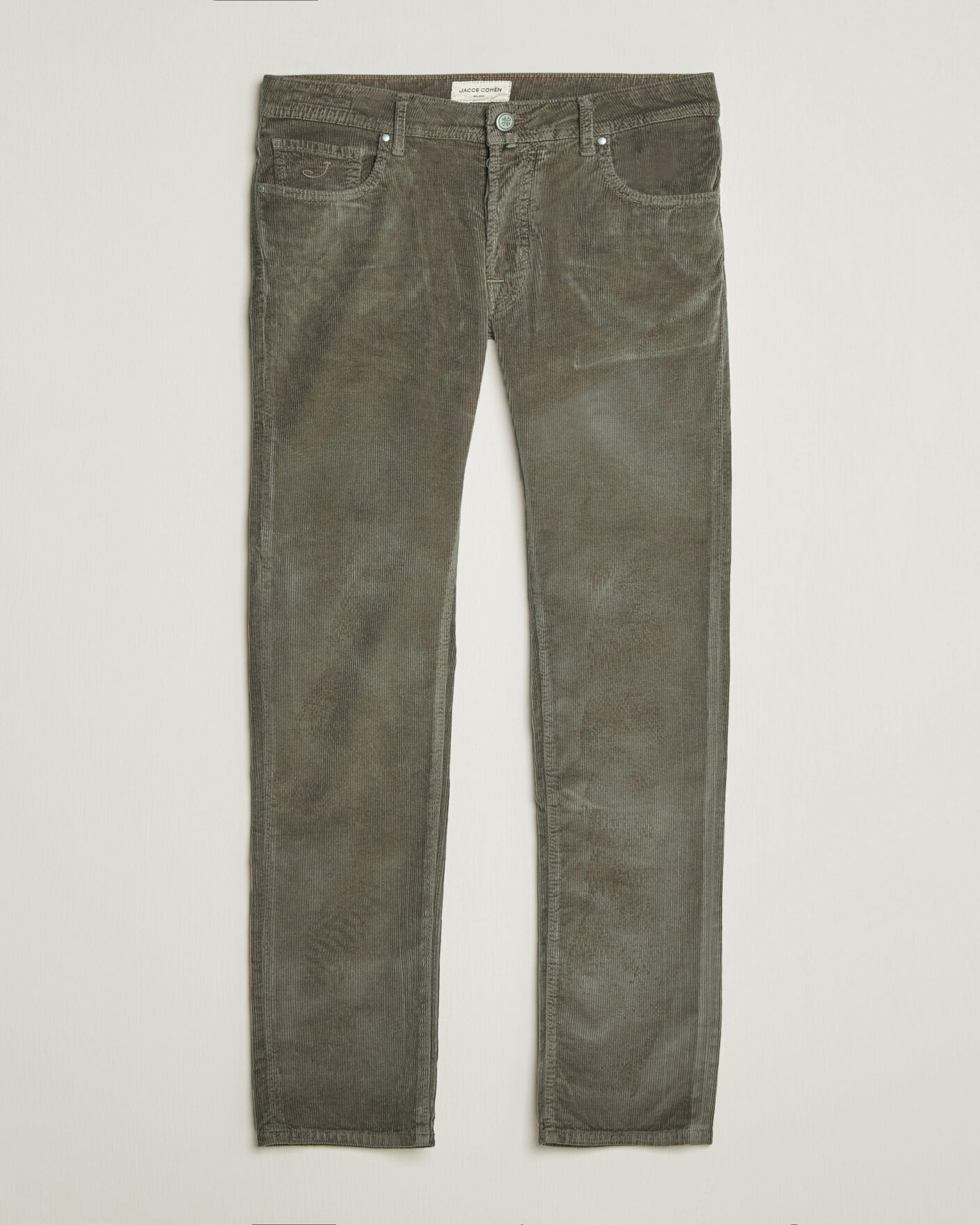 Heren | Broeken | Jacob Cohën | Bard 5-Pocket Medium Corduroy Trousers Taupe