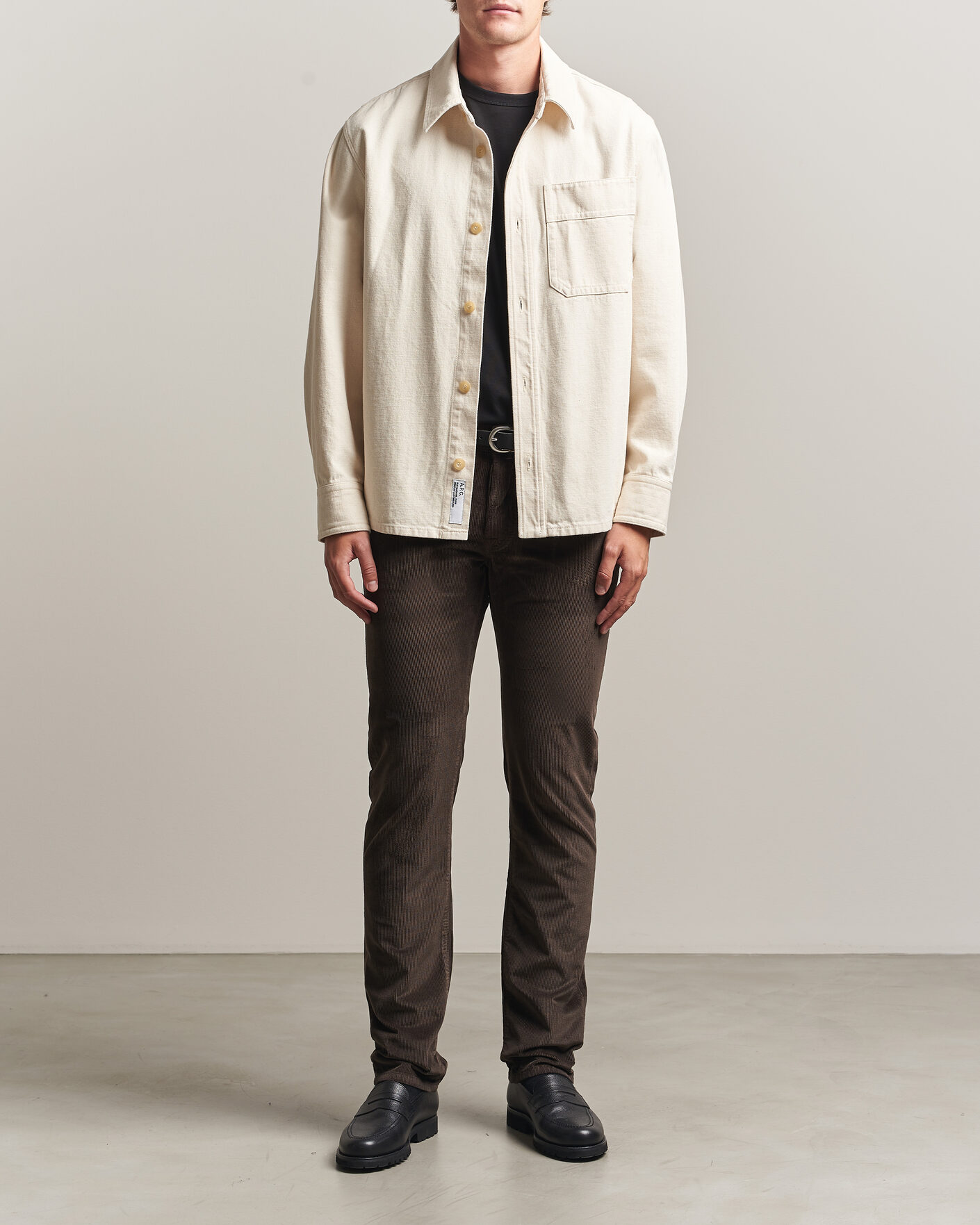 Heren | Broeken | Jacob Cohën | Bard 5-Pocket Medium Corduroy Trousers Brown
