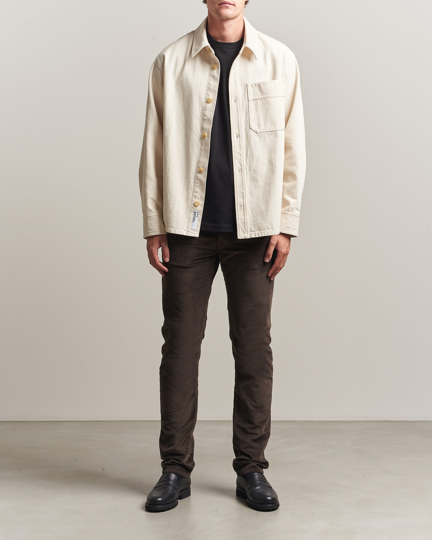 Heren | Broeken | Jacob Cohën | Bard 5-Pocket Medium Corduroy Trousers Brown