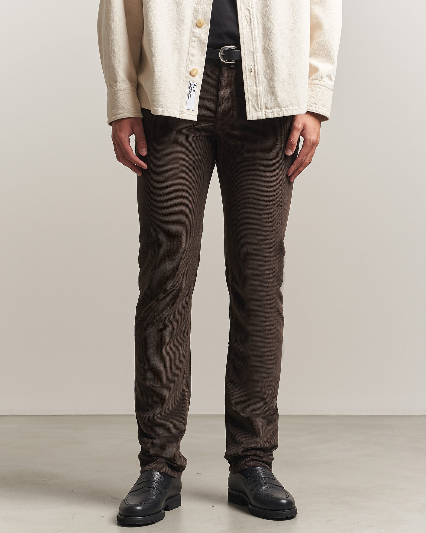 Heren | Broeken | Jacob Cohën | Bard 5-Pocket Medium Corduroy Trousers Brown