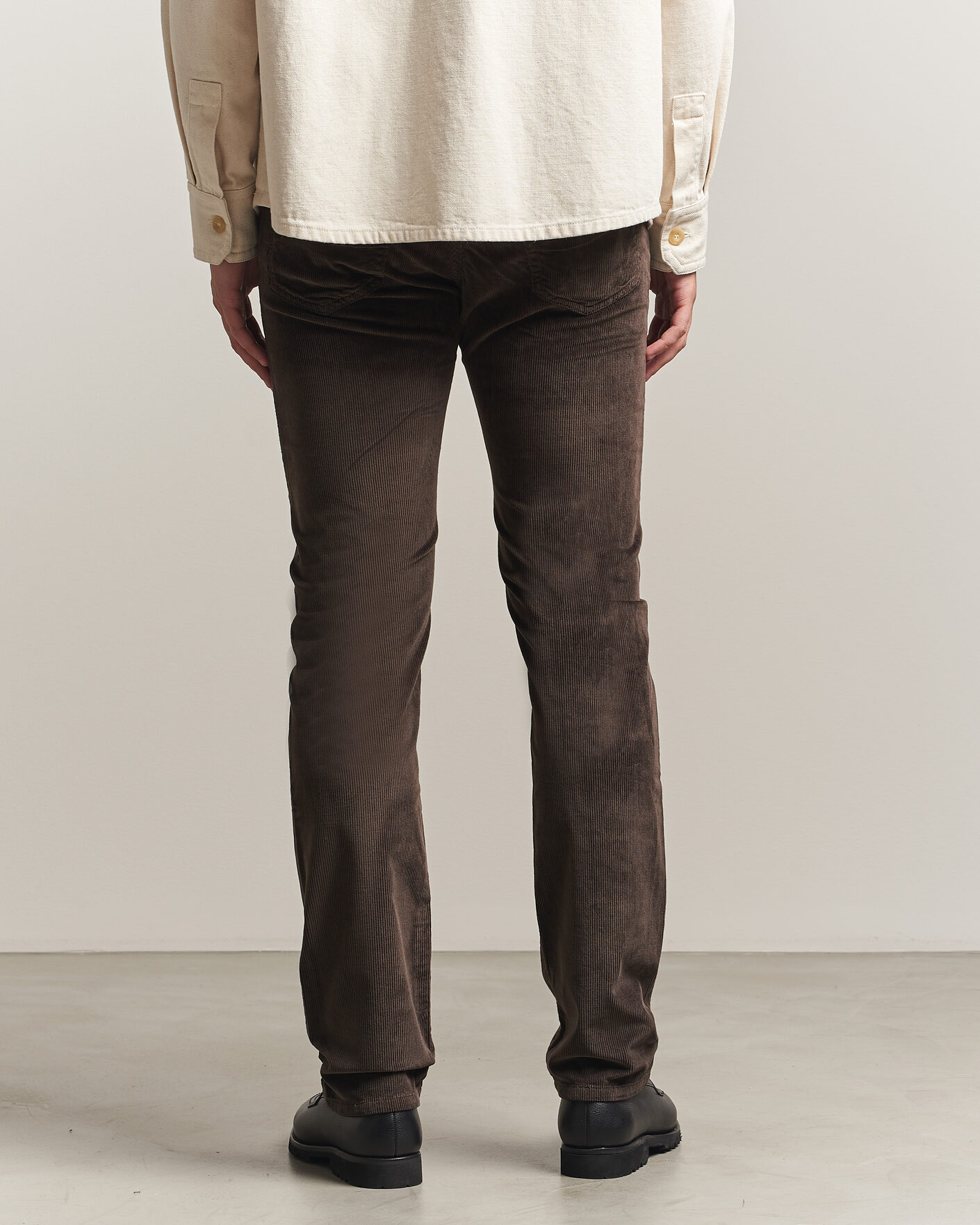 Heren | Broeken | Jacob Cohën | Bard 5-Pocket Medium Corduroy Trousers Brown