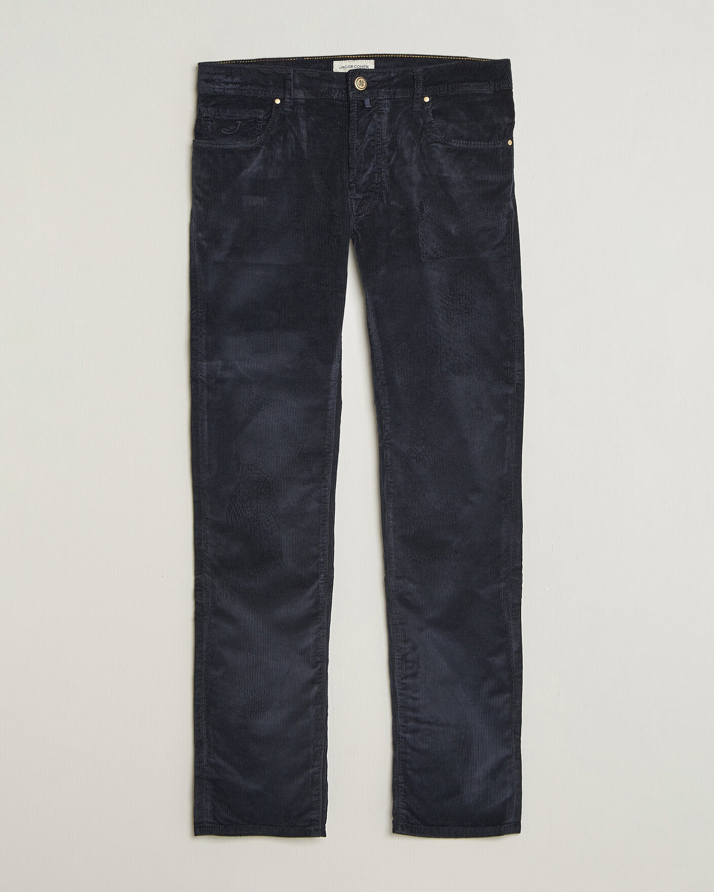 Heren | Broeken | Jacob Cohën | Bard 5-Pocket Medium Corduroy Trousers Navy