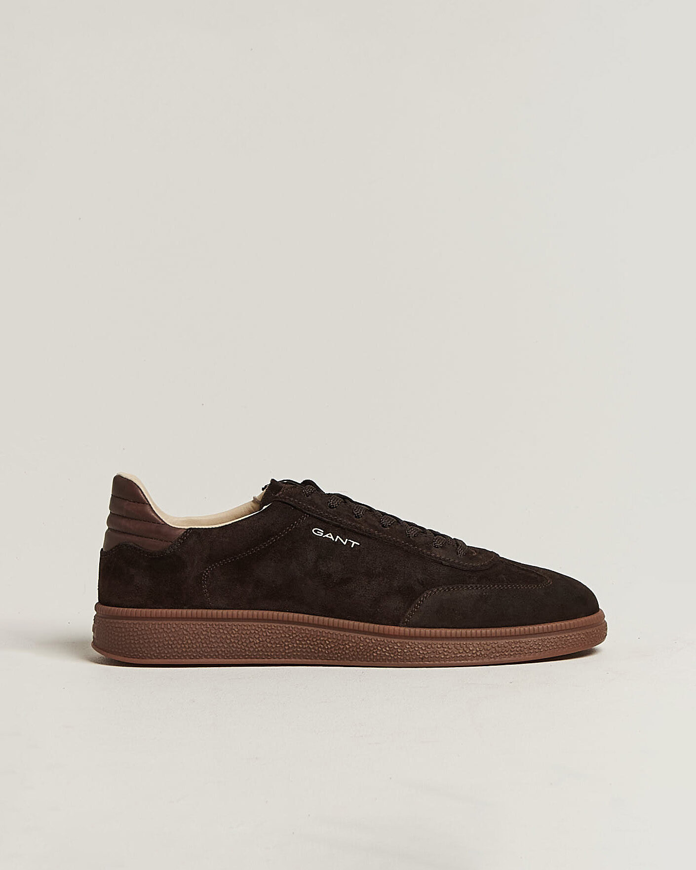 Heren | Sneakers | Gant | Cuzmo Suede Sneaker Dark Brown