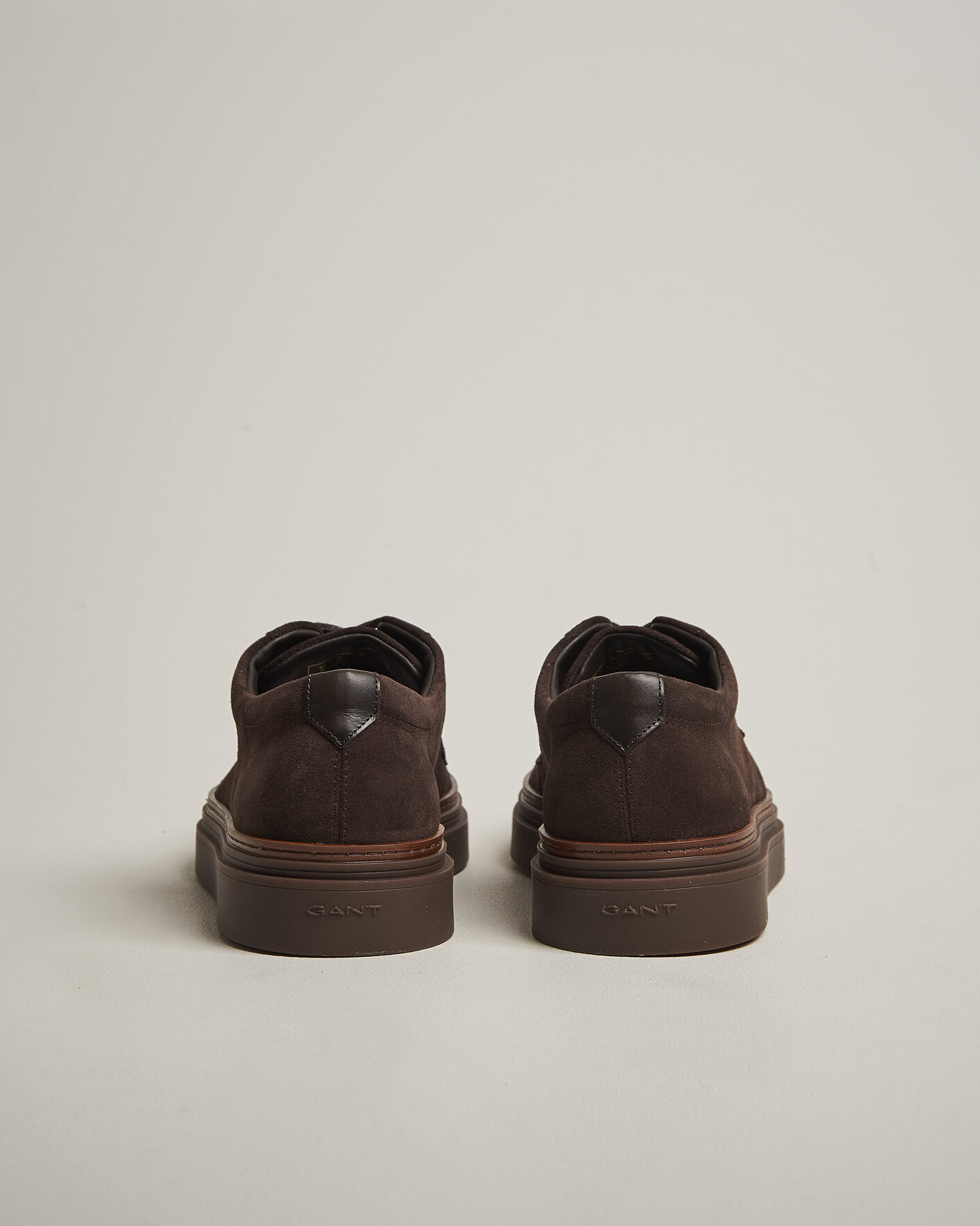 Heren | Sneakers | Gant | Kinzoon Suede Derby Sneaker Espresso Brown