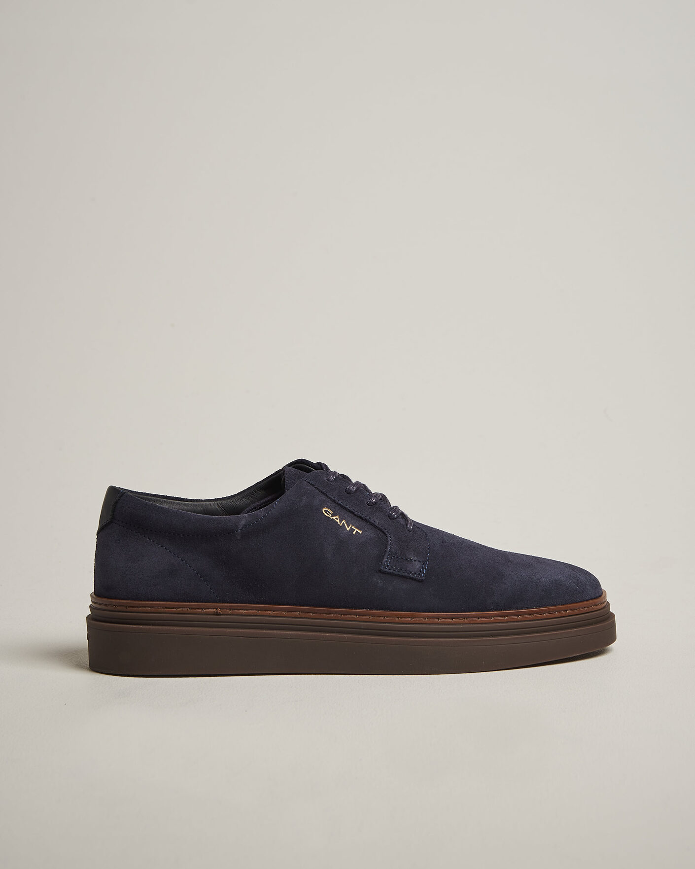 Heren | Sneakers | Gant | Kinzoon Suede Derby Sneaker Marine
