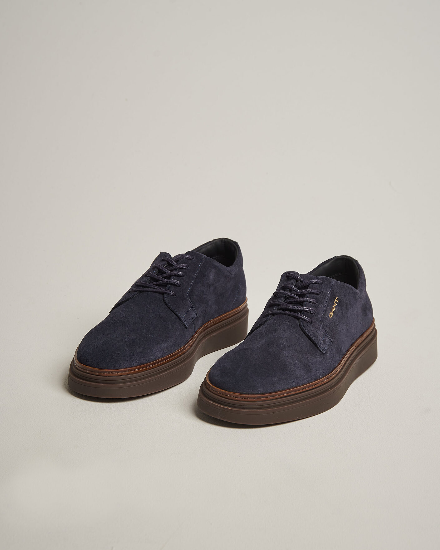Heren | Sneakers | Gant | Kinzoon Suede Derby Sneaker Marine
