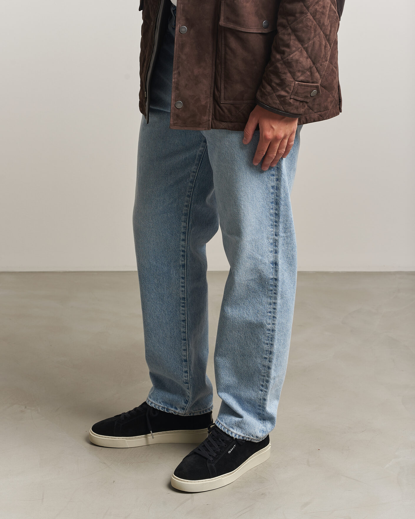 Heren | Sneakers | Gant | Mc Julien Suede Sneaker Black