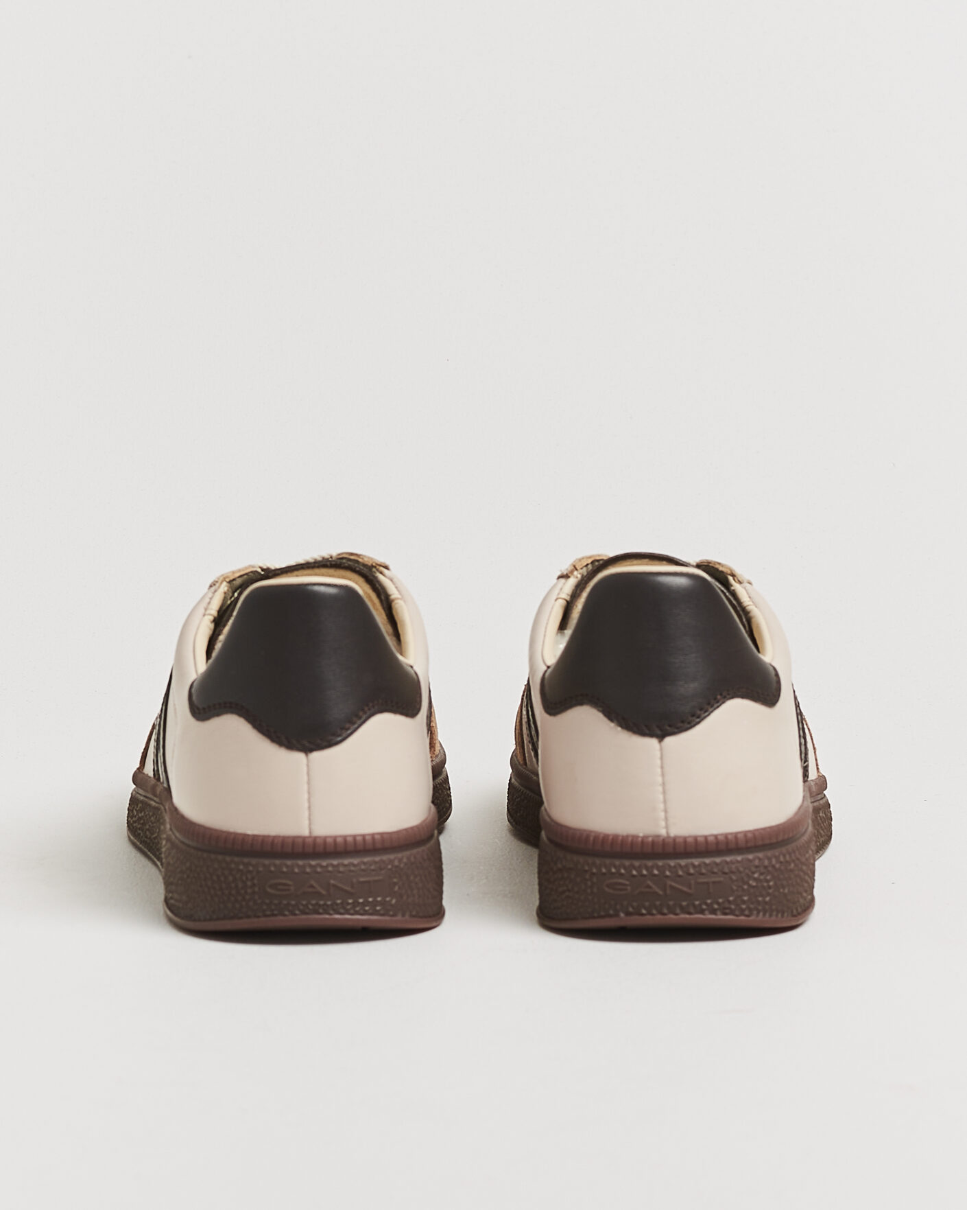 Heren | Sneakers | Gant | Cuzmo Leather/Suede Sneaker Beige/Brown