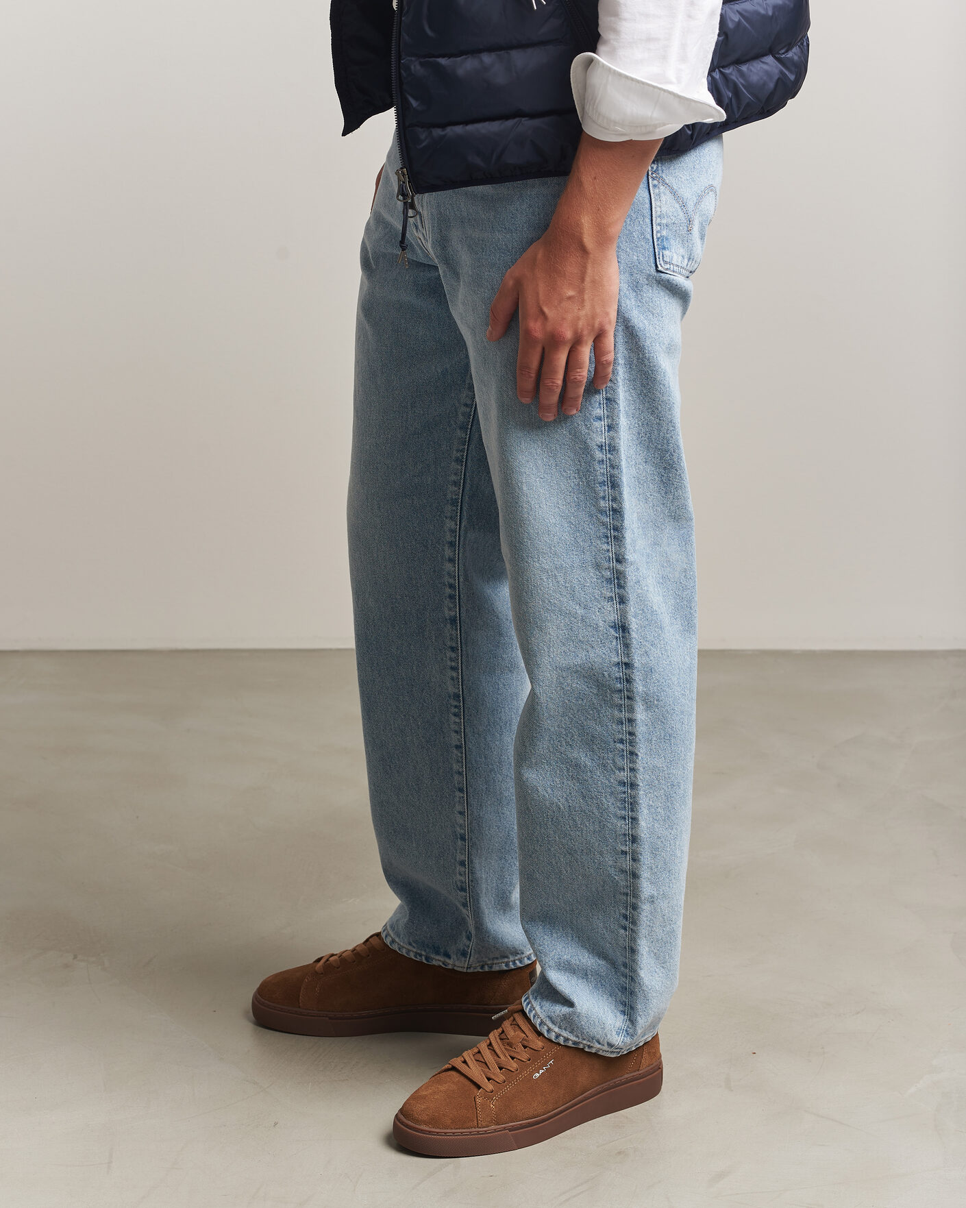 Heren | Sneakers | Gant | Mc Julien Suede Sneaker Chestnut