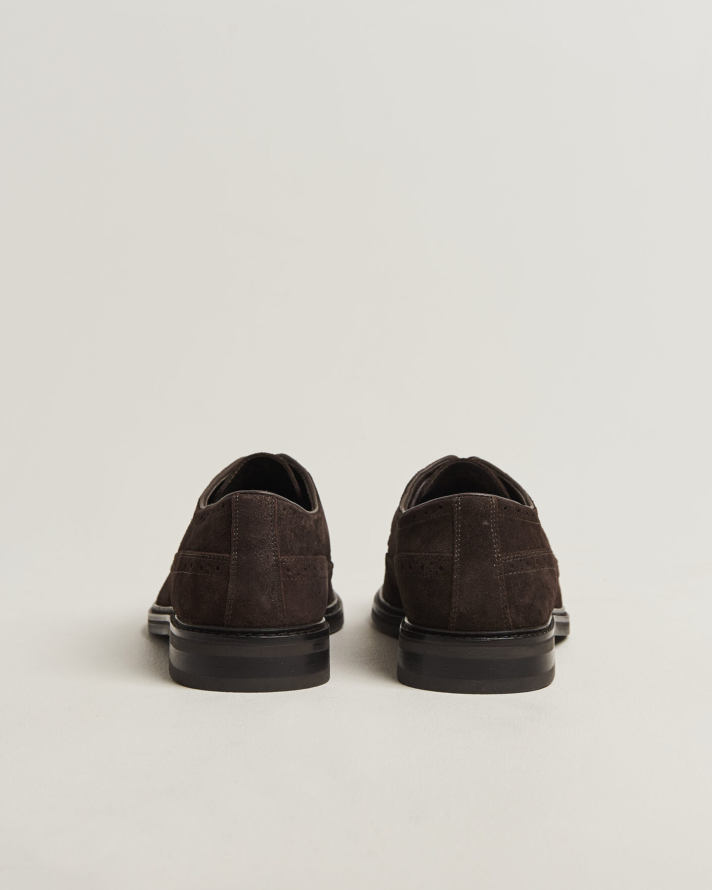 Heren | Brogues | Gant | Bidford Suede Brogues Dark Brown