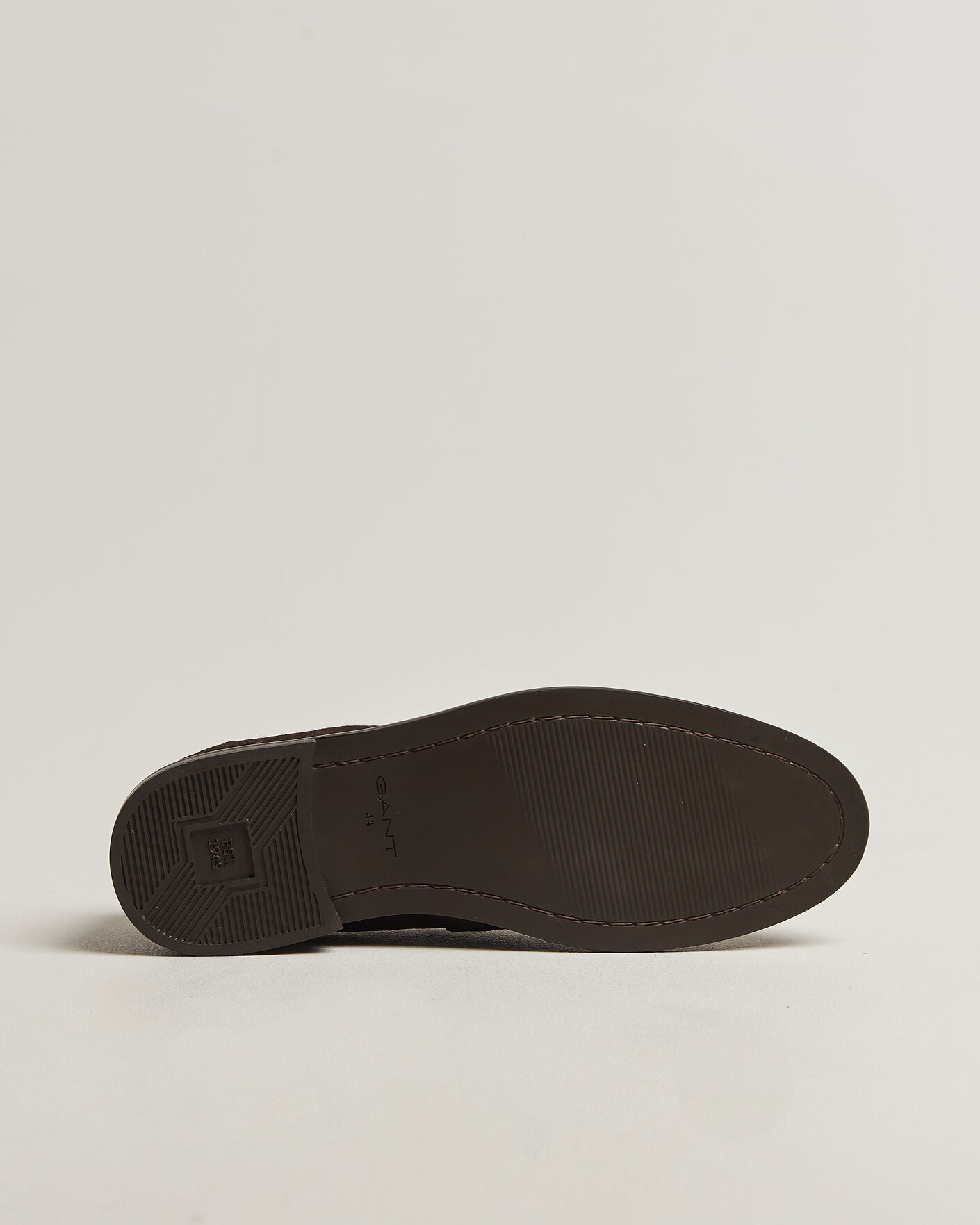 Heren | Instappers | Gant | Lozham Suede Loafer Dark Brown