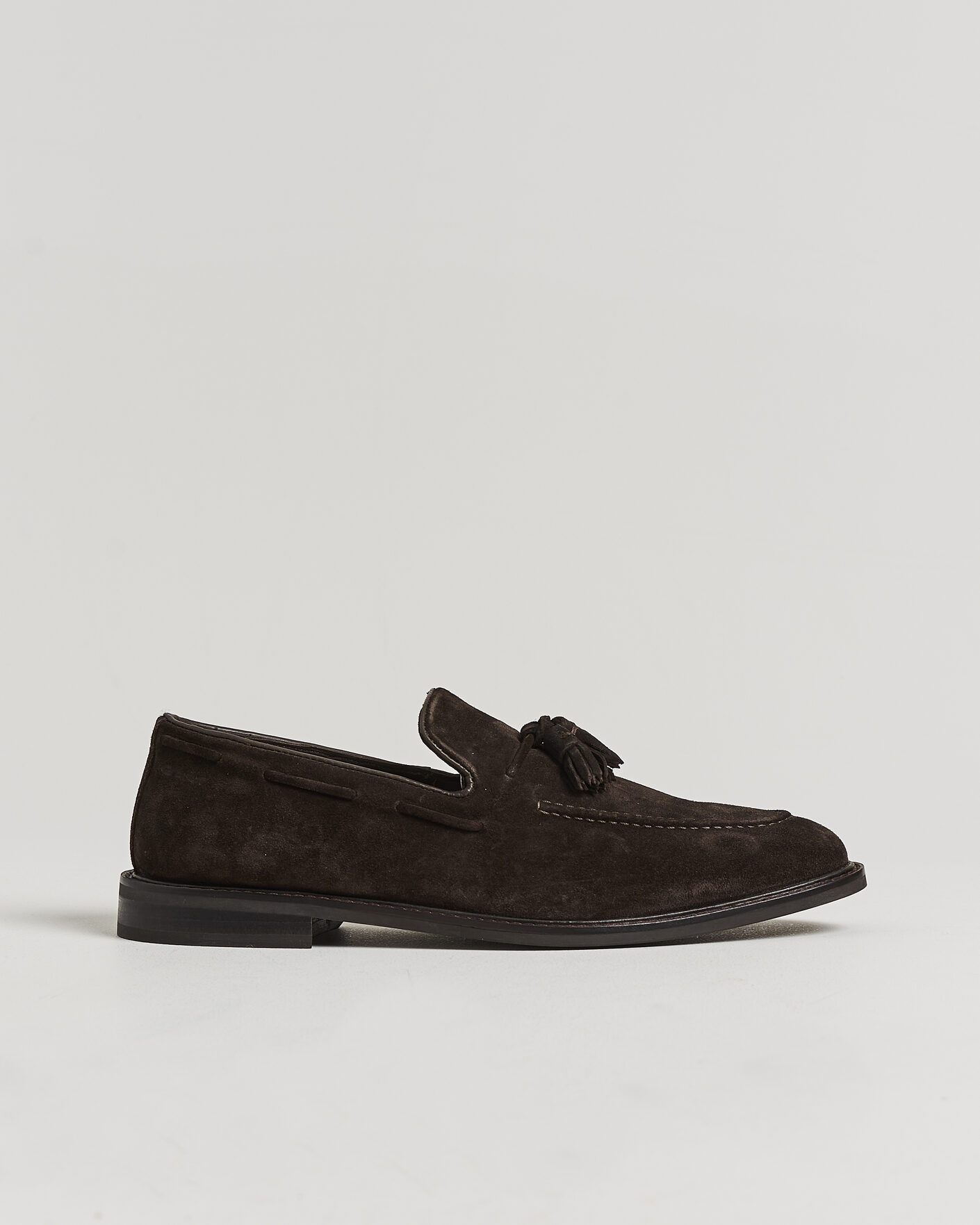 Heren | Instappers | Gant | Lozham Suede Tassle Loafer Dark Brown