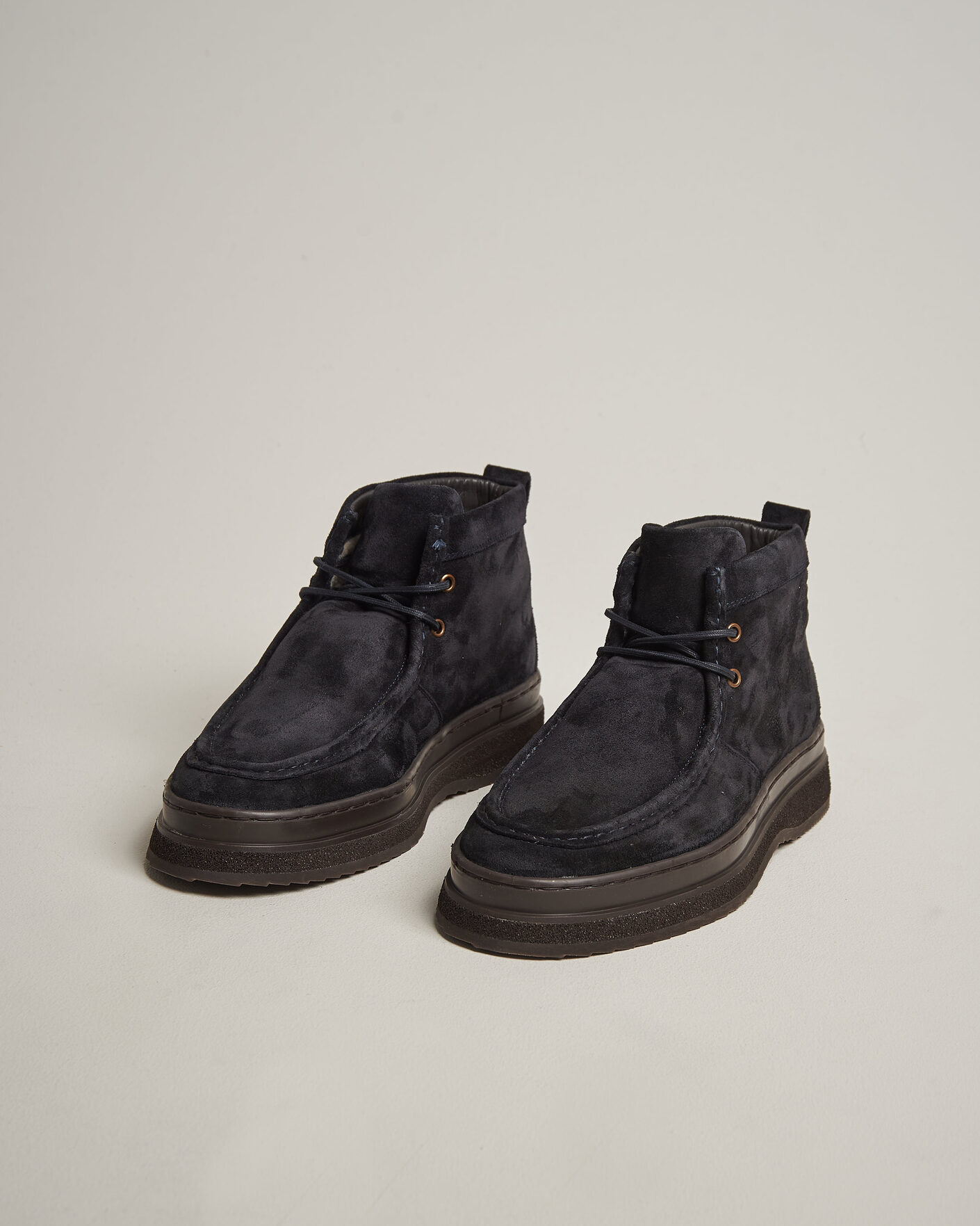 Heren | Laarzen | Gant | Blistown Shearling Suede Moc Toe Boot Marine