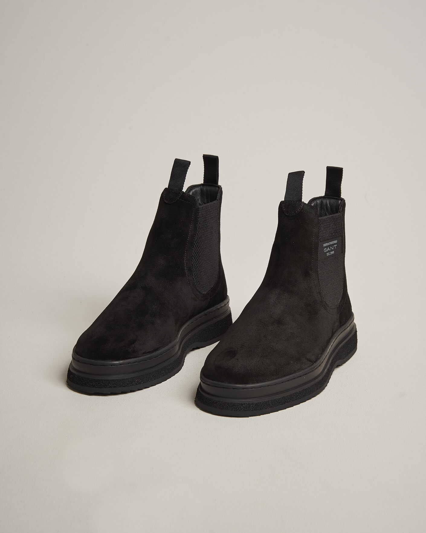 Heren | Laarzen | Gant | Blistown Shearling Suede Chelsea Boot Black
