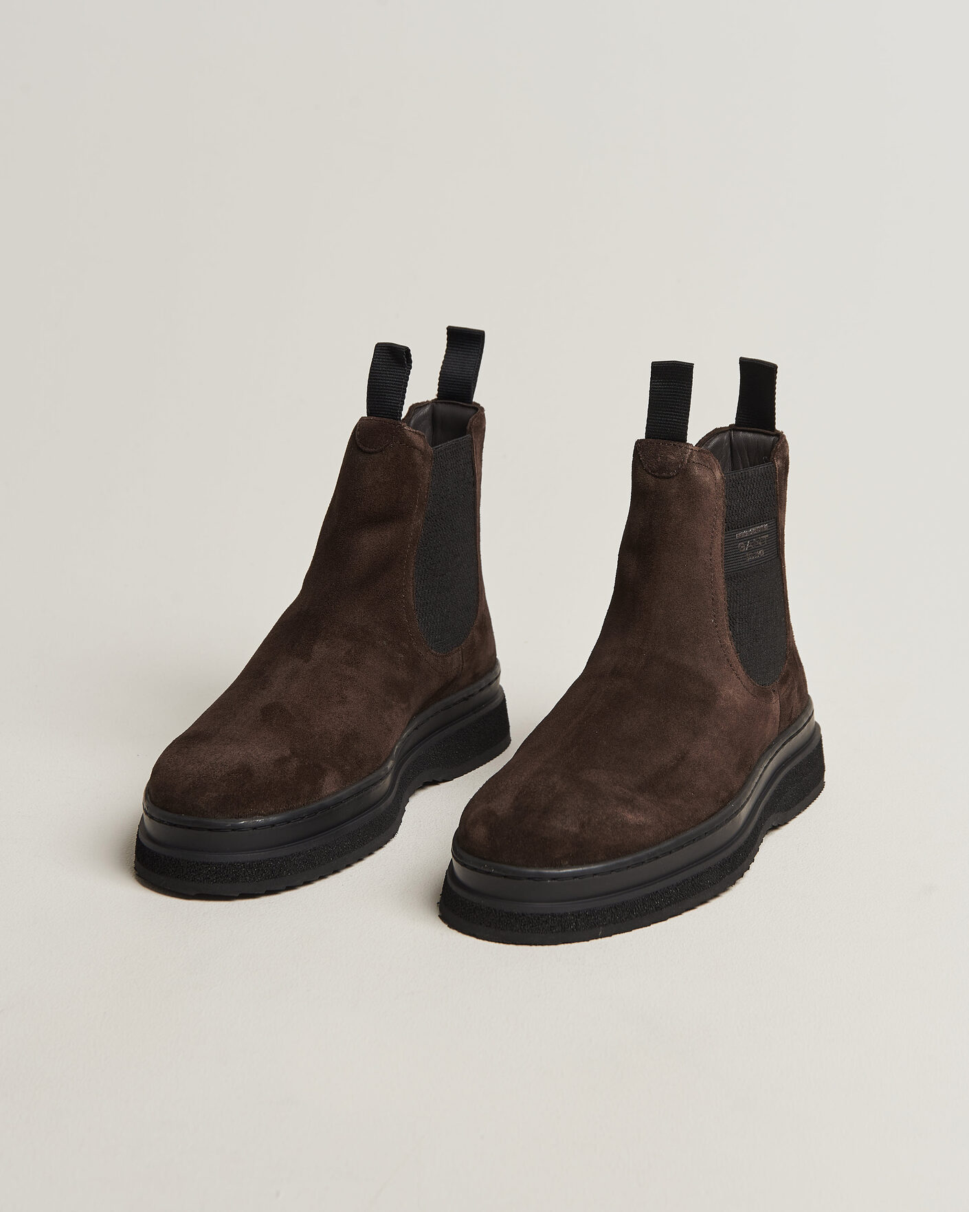 Heren | Laarzen | Gant | Blistown Shearling Suede Chelsea Boot Espresso Brown