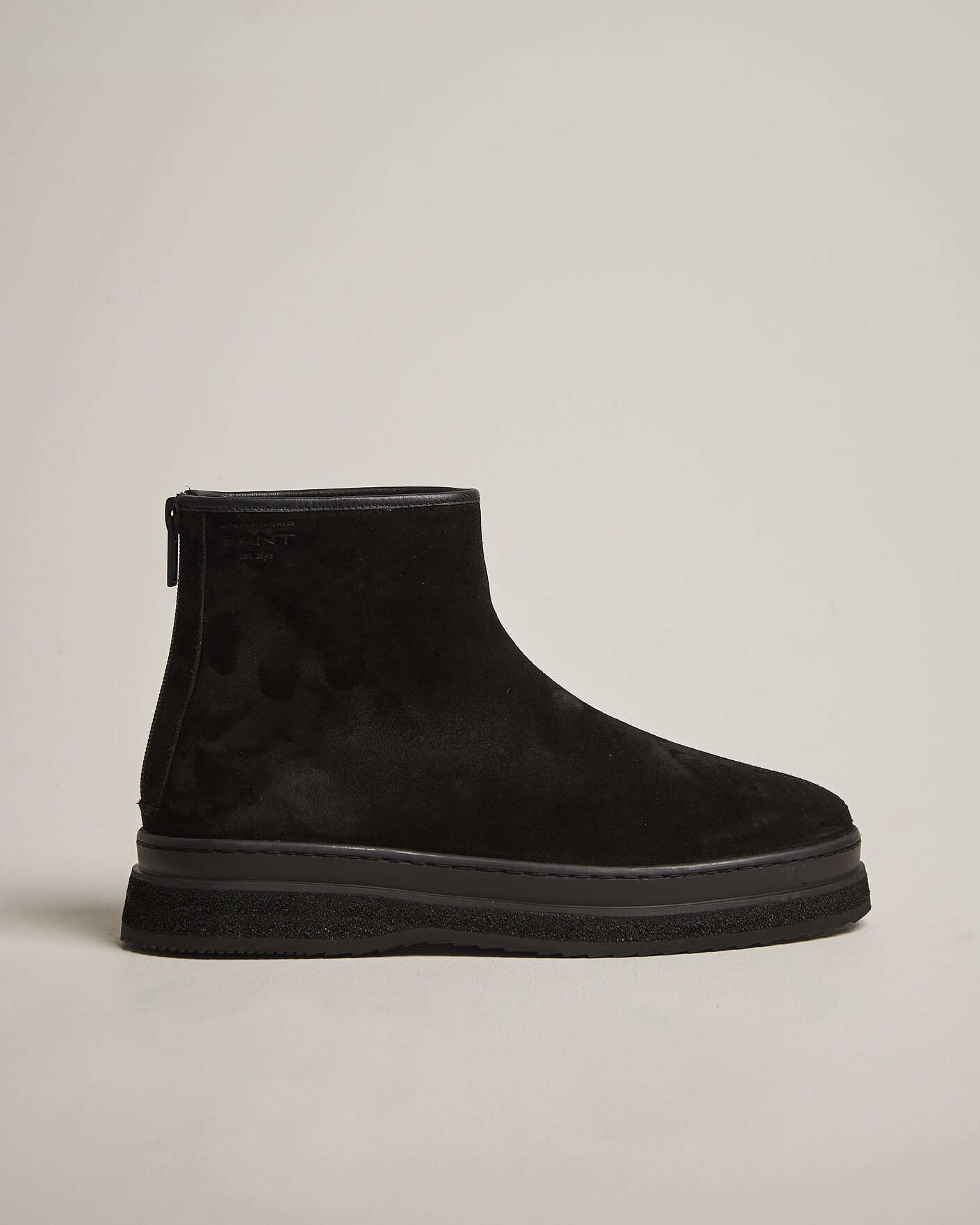 Heren | Laarzen | Gant | Blistown Shearling Suede Curling Boot Black
