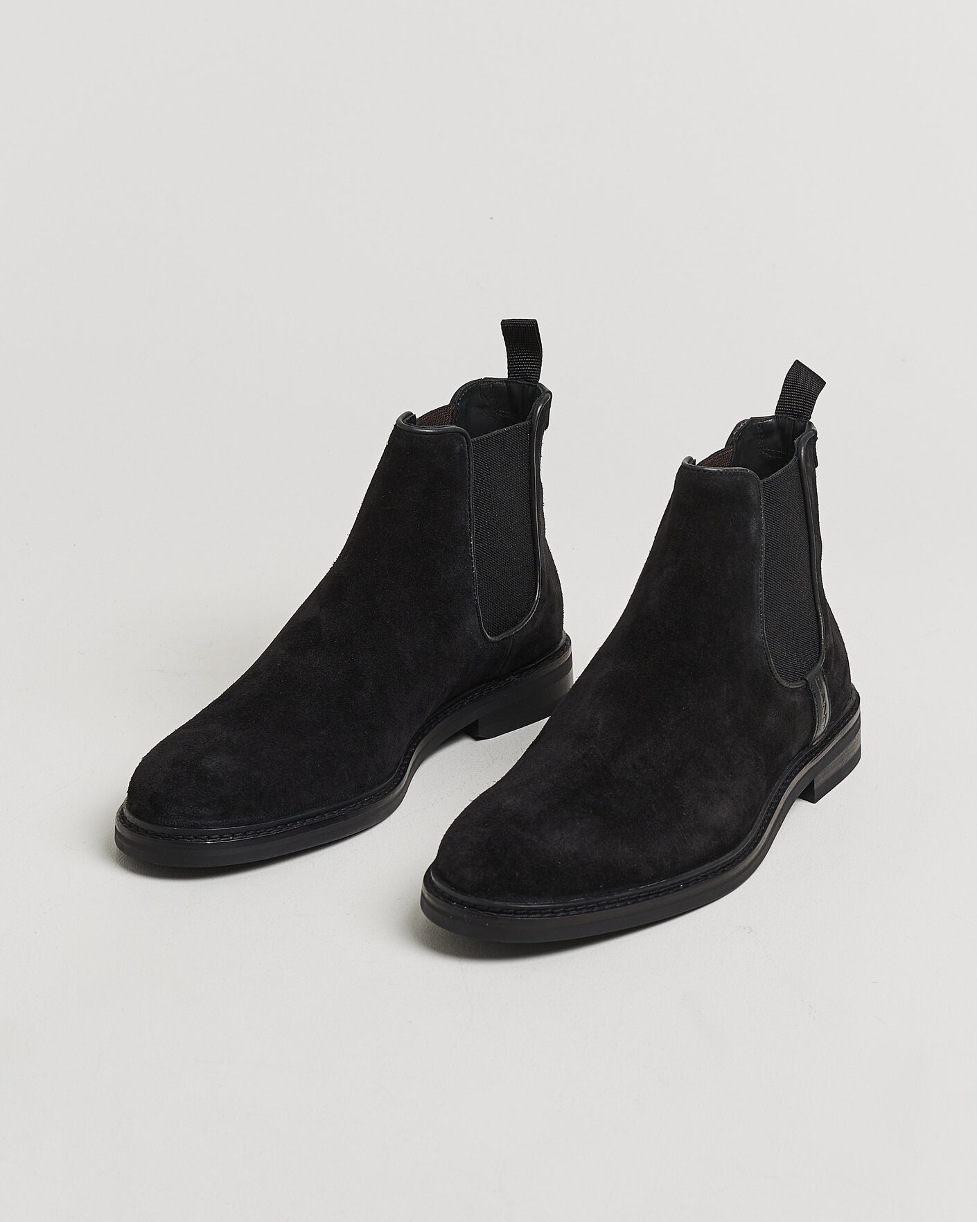 Heren | Laarzen | Gant | Bidford Suede Chelsea Boot Black