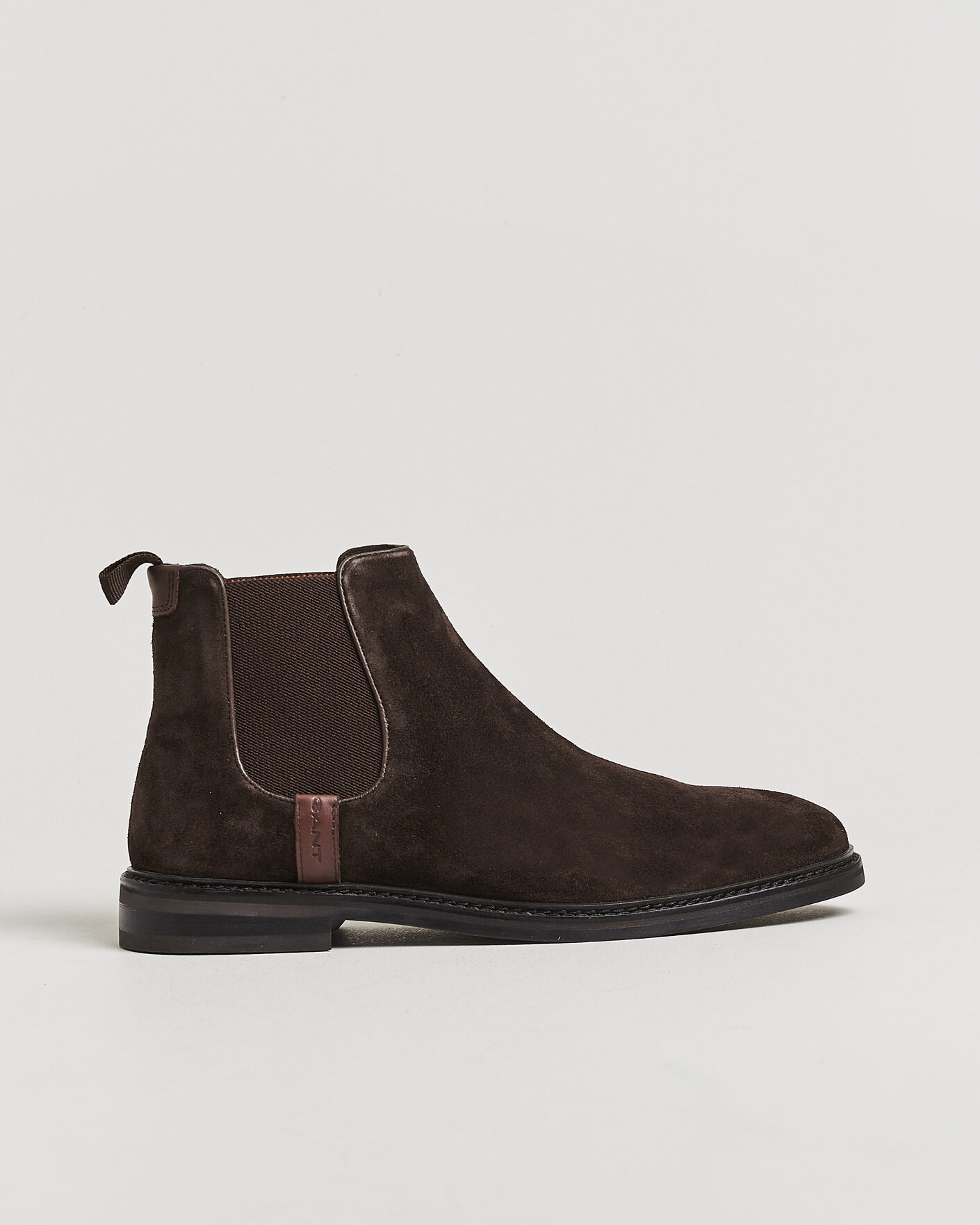 Heren | Laarzen | Gant | Bidford Suede Chelsea Boot Dark Brown