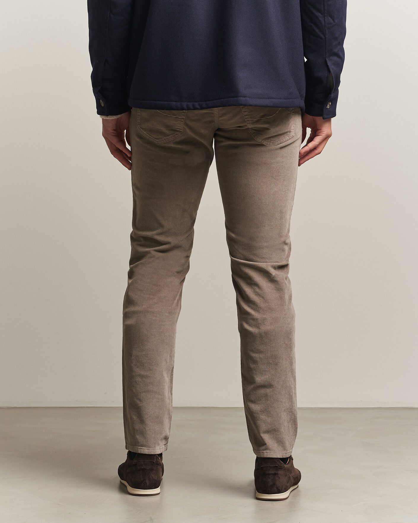 Heren | Broeken | Jacob Cohën | Nick Slim Fit Cotton Trousers Grey