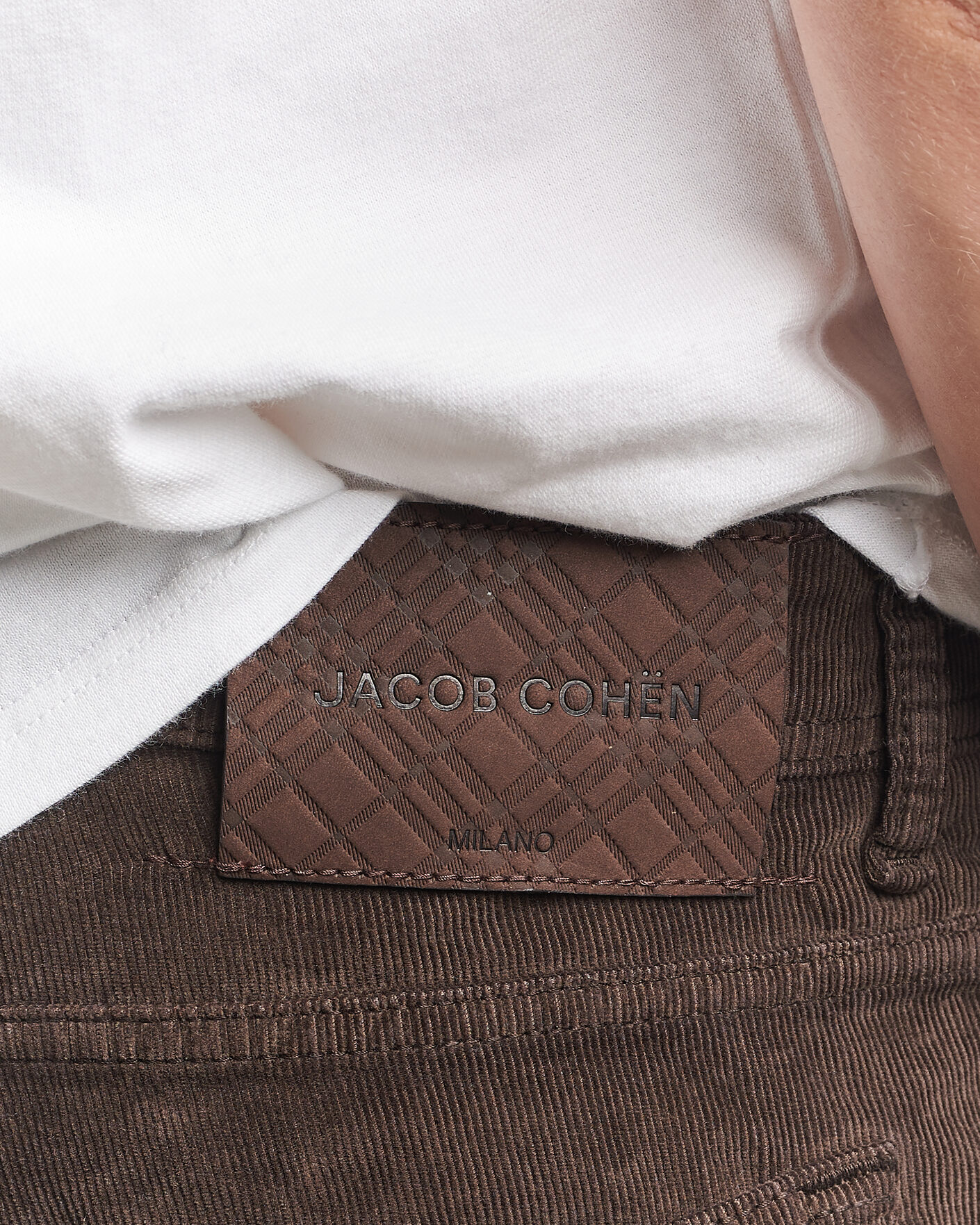 Heren | Broeken | Jacob Cohën | Nick Slim Fit Cotton Trousers Brown