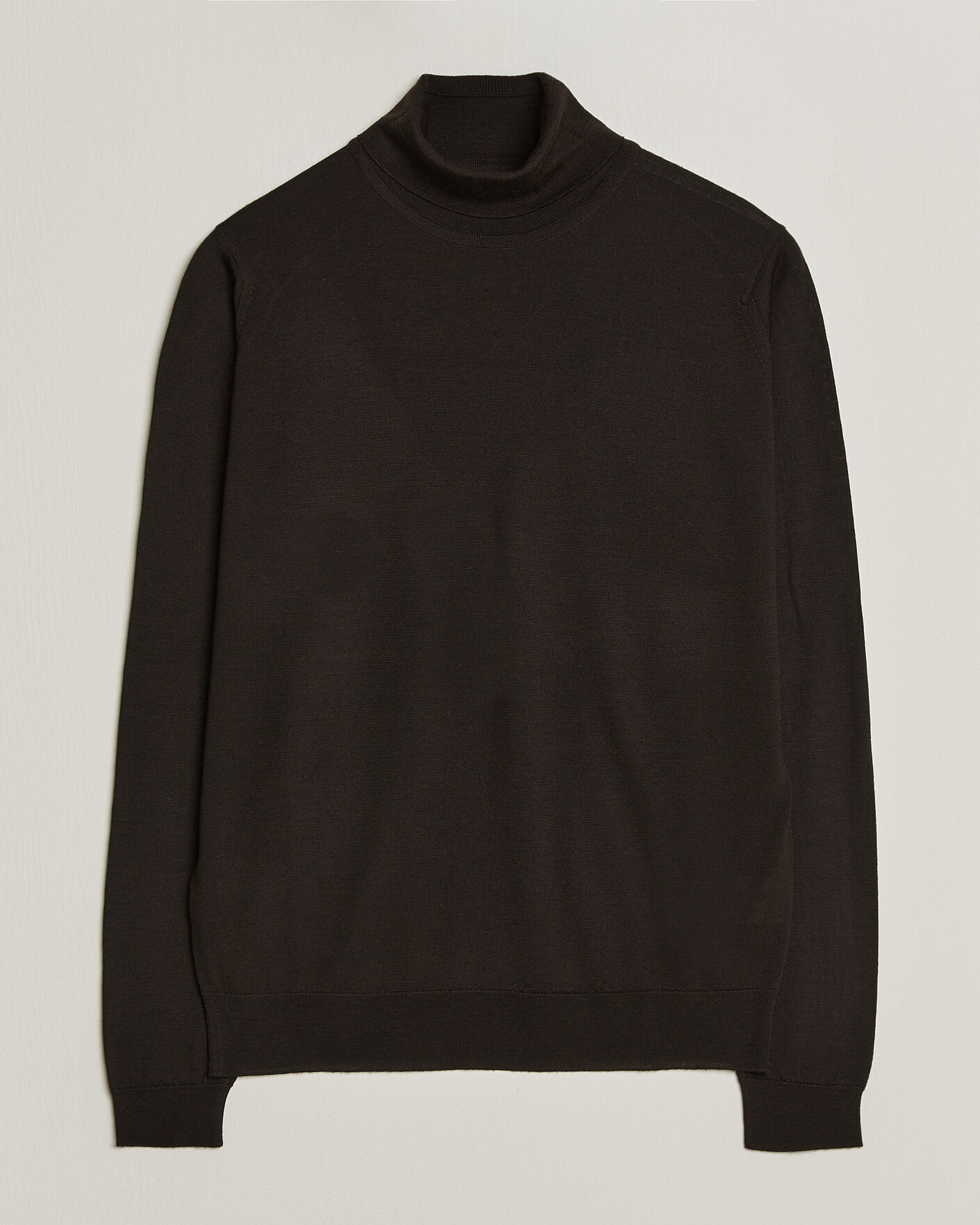 Heren | Truien | John Smedley | Cherwell Extra Fine Merino Rollneck Faulkner Brown