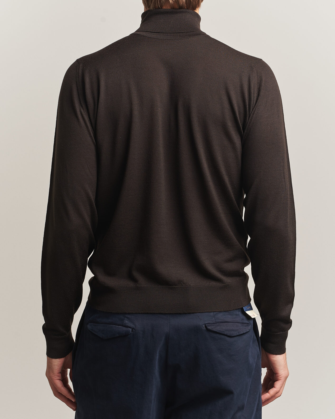 Heren | Truien | John Smedley | Cherwell Extra Fine Merino Rollneck Faulkner Brown