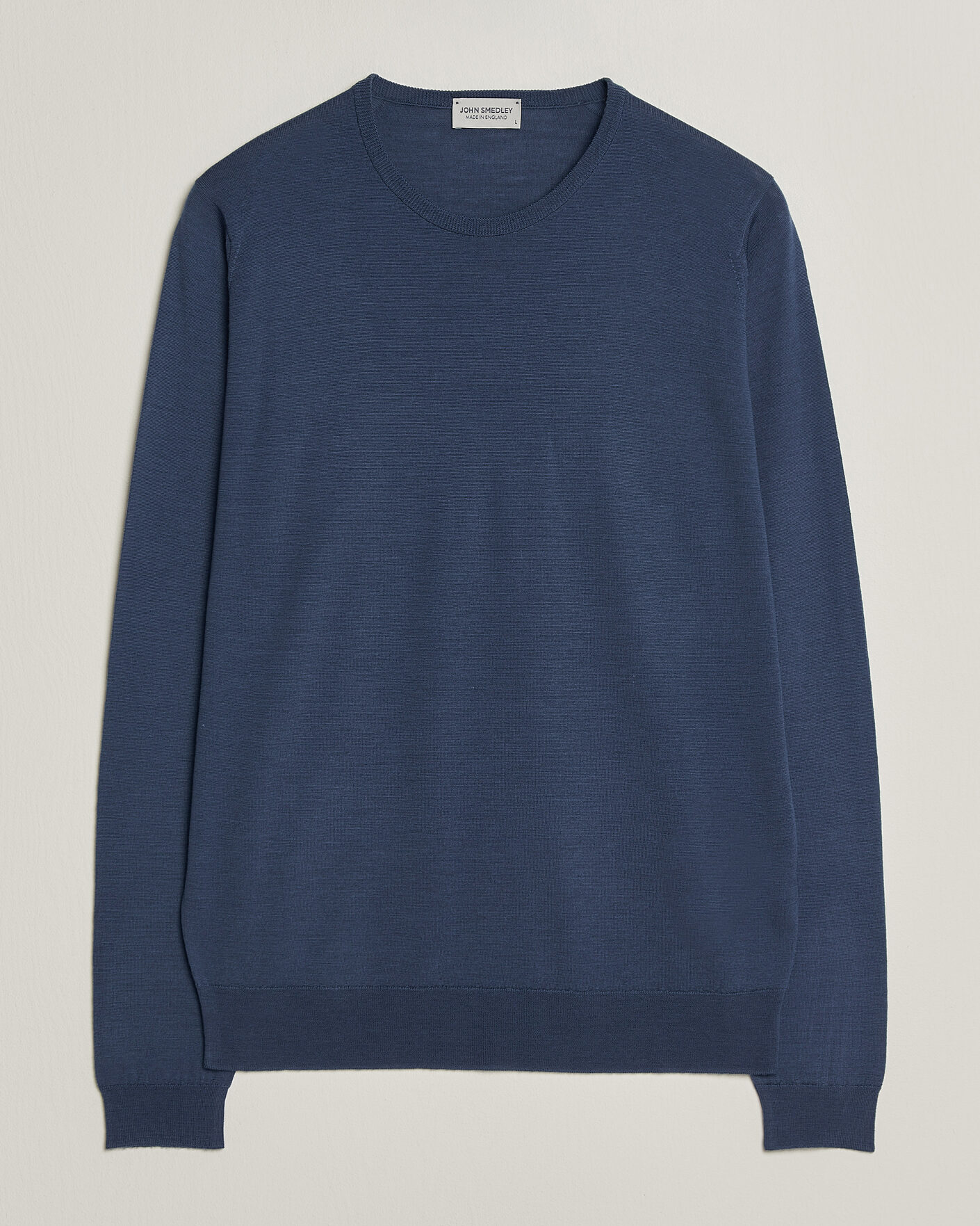 Heren | Truien | John Smedley | Lundy Extra Fine Merino Crew Neck Teal Firth