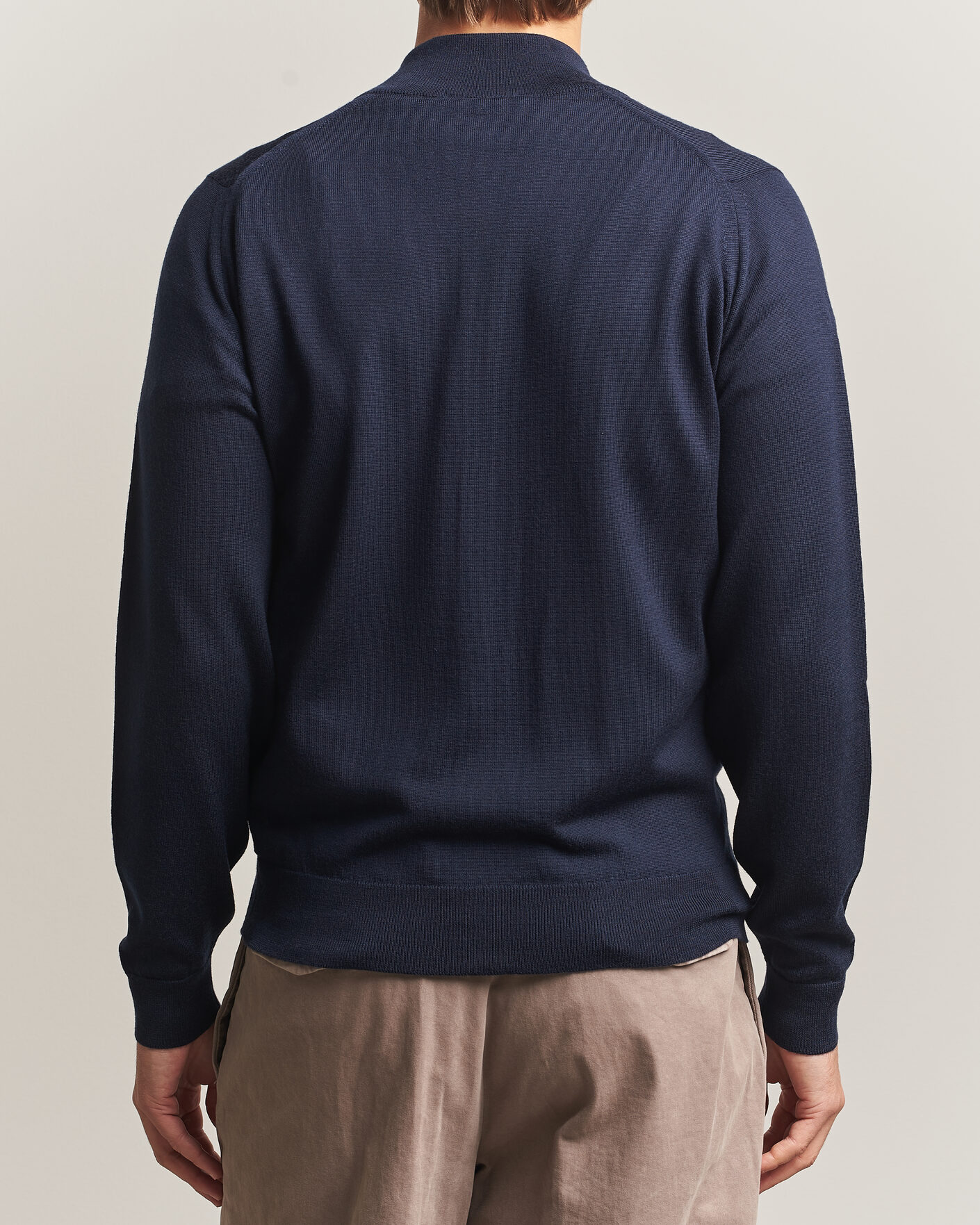 Heren | Truien | John Smedley | Claygate Extra Fine Merino Full Zip Midnight