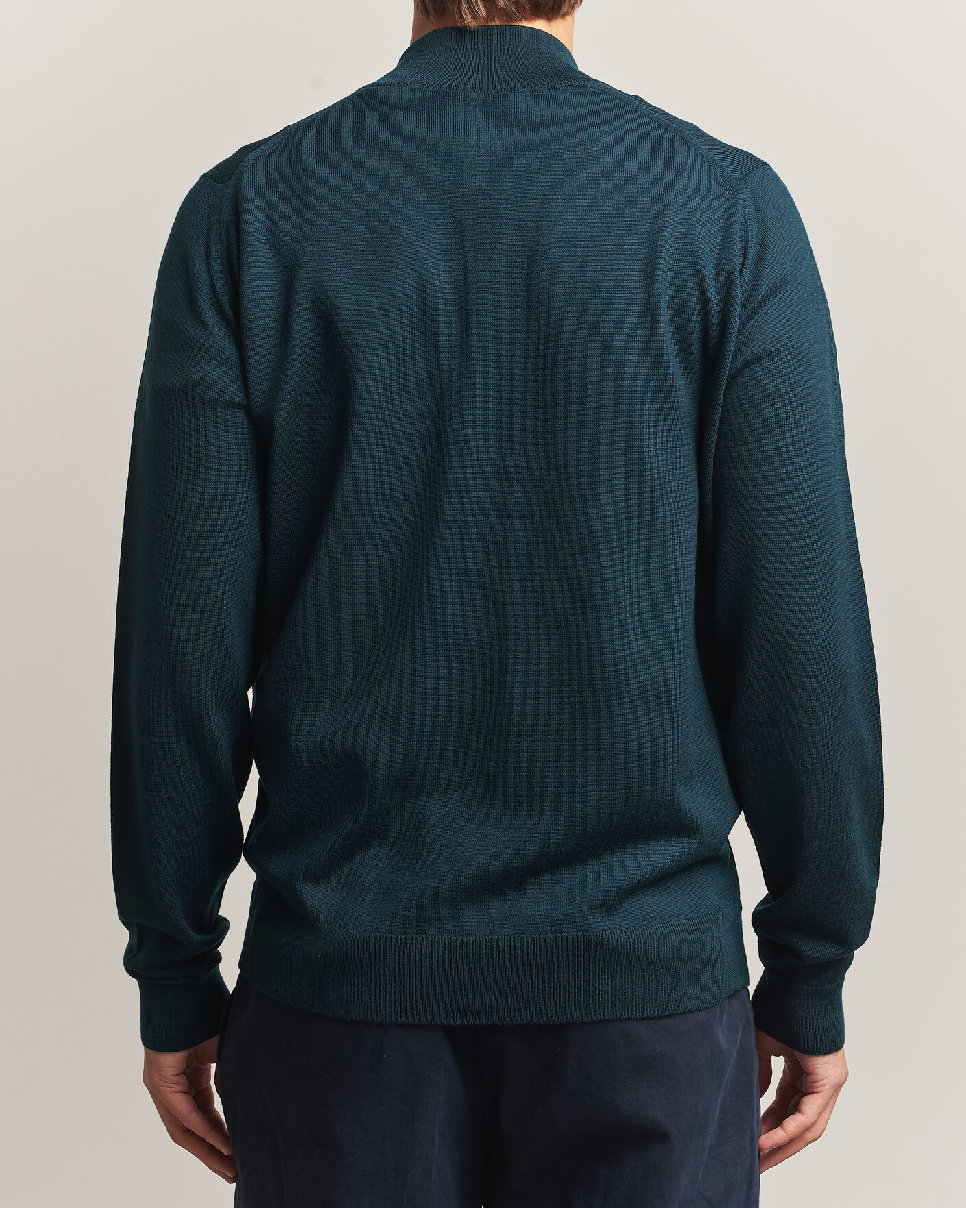 Heren | Truien | John Smedley | Claygate Extra Fine Merino Full Zip Richardson Green