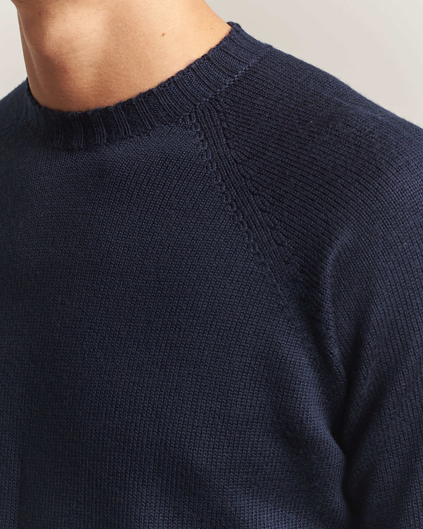 Heren | Truien | John Smedley | Denver Extra Fine Merino Crew Neck Midnight