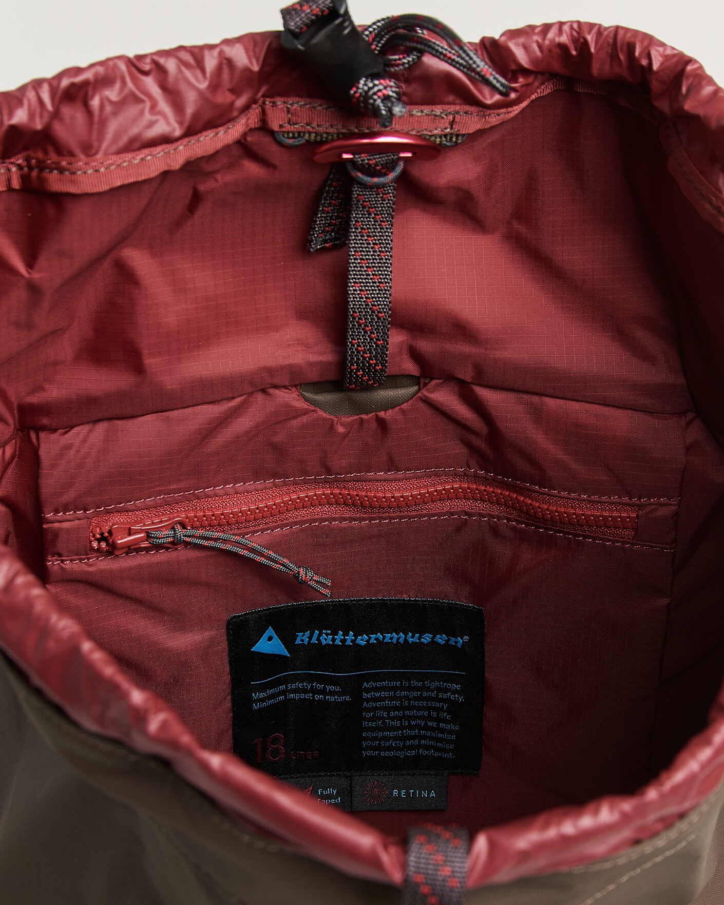 Heren | Tassen | Klättermusen | Fjörm Backpack 18L Slate Brown