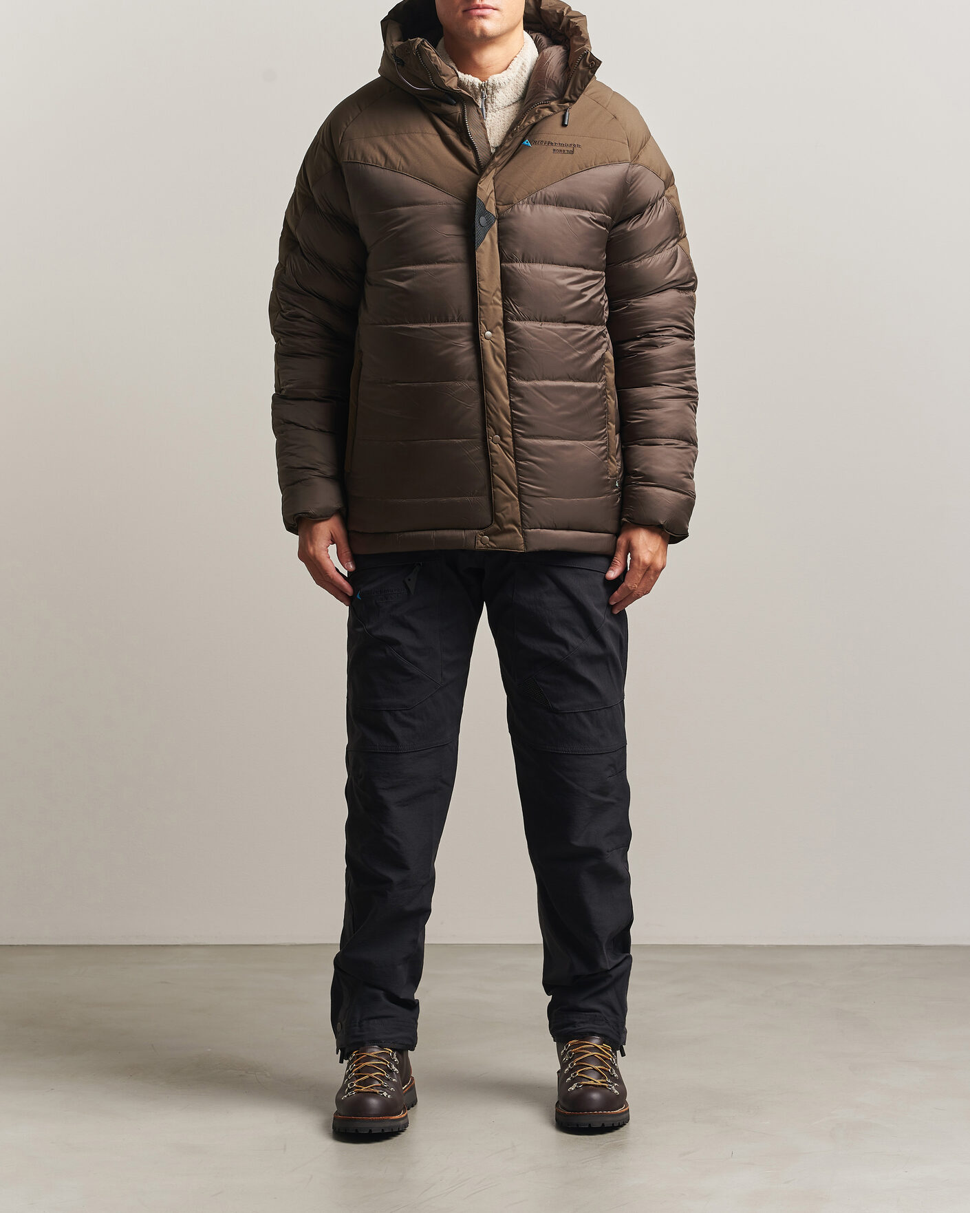 Heren | Jassen | Klättermusen | Bore 3.0 Padded Jacket Slate Brown