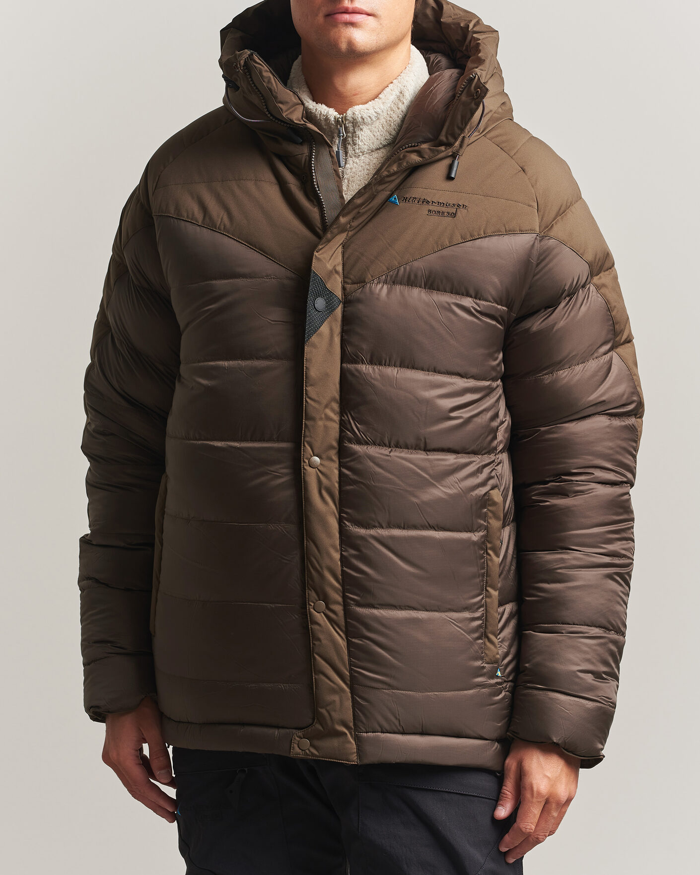 Heren | Jassen | Klättermusen | Bore 3.0 Padded Jacket Slate Brown