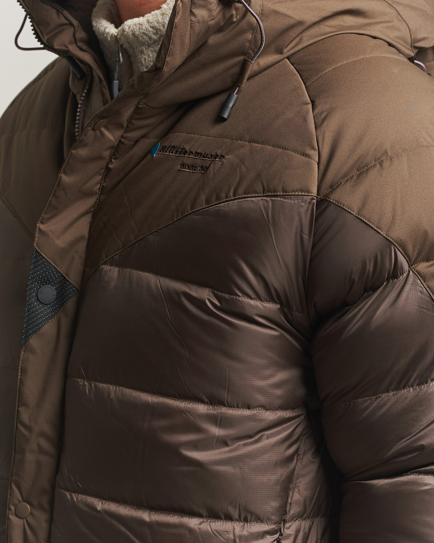 Heren | Jassen | Klättermusen | Bore 3.0 Padded Jacket Slate Brown