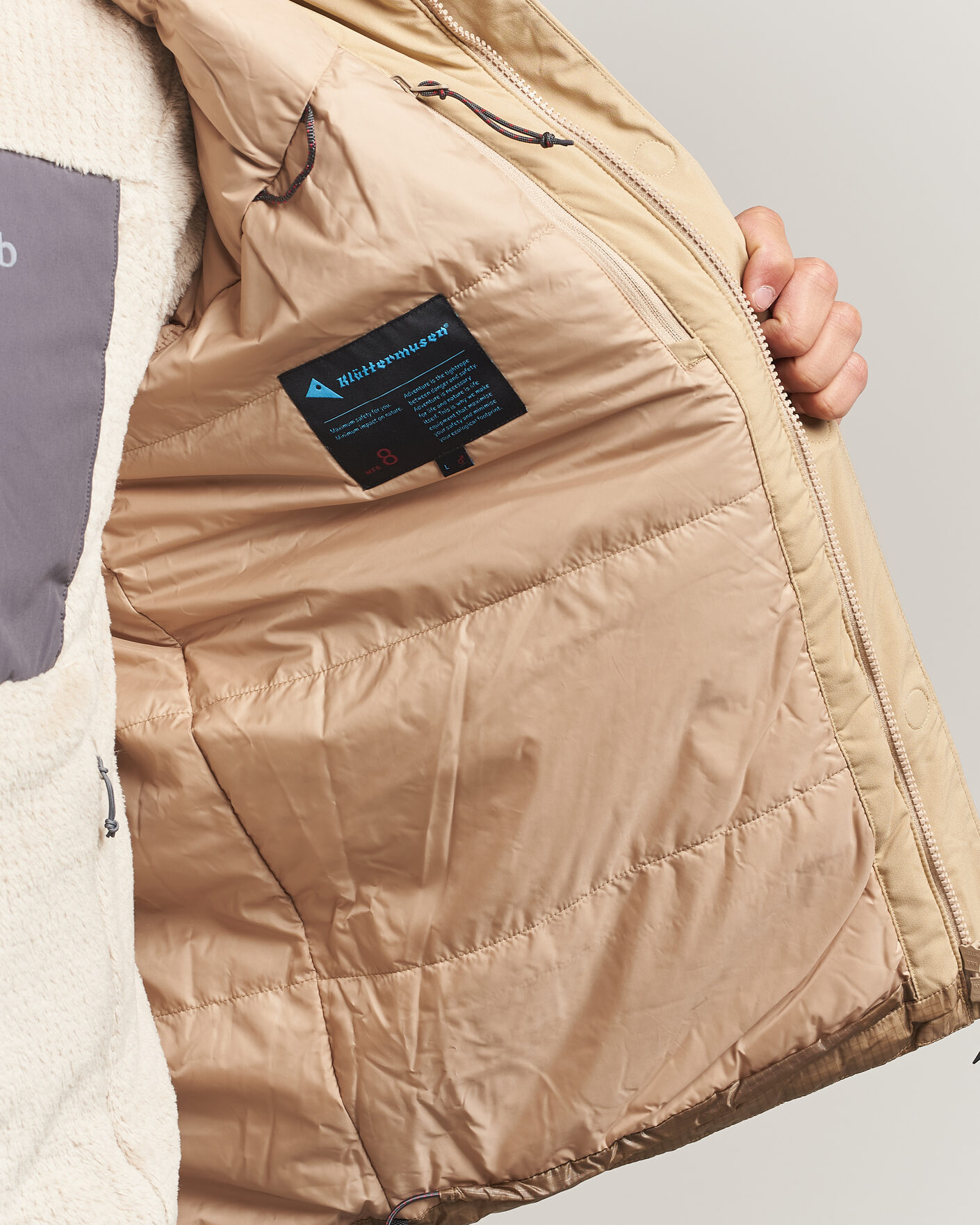 Heren | Jassen | Klättermusen | Rå Hood Jacket Warm Sand
